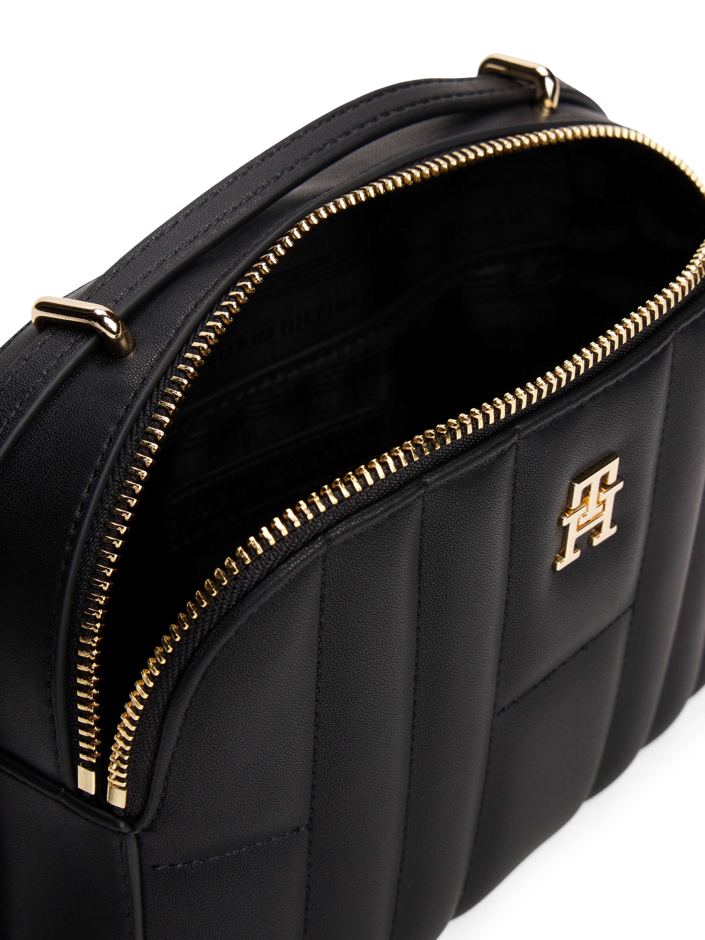 Tommy Hilfiger Umhängetasche »TH FEMININE CONV CAMERA BAG«, Damen Schultertasche, Minibag im trendigen Stepp-Design