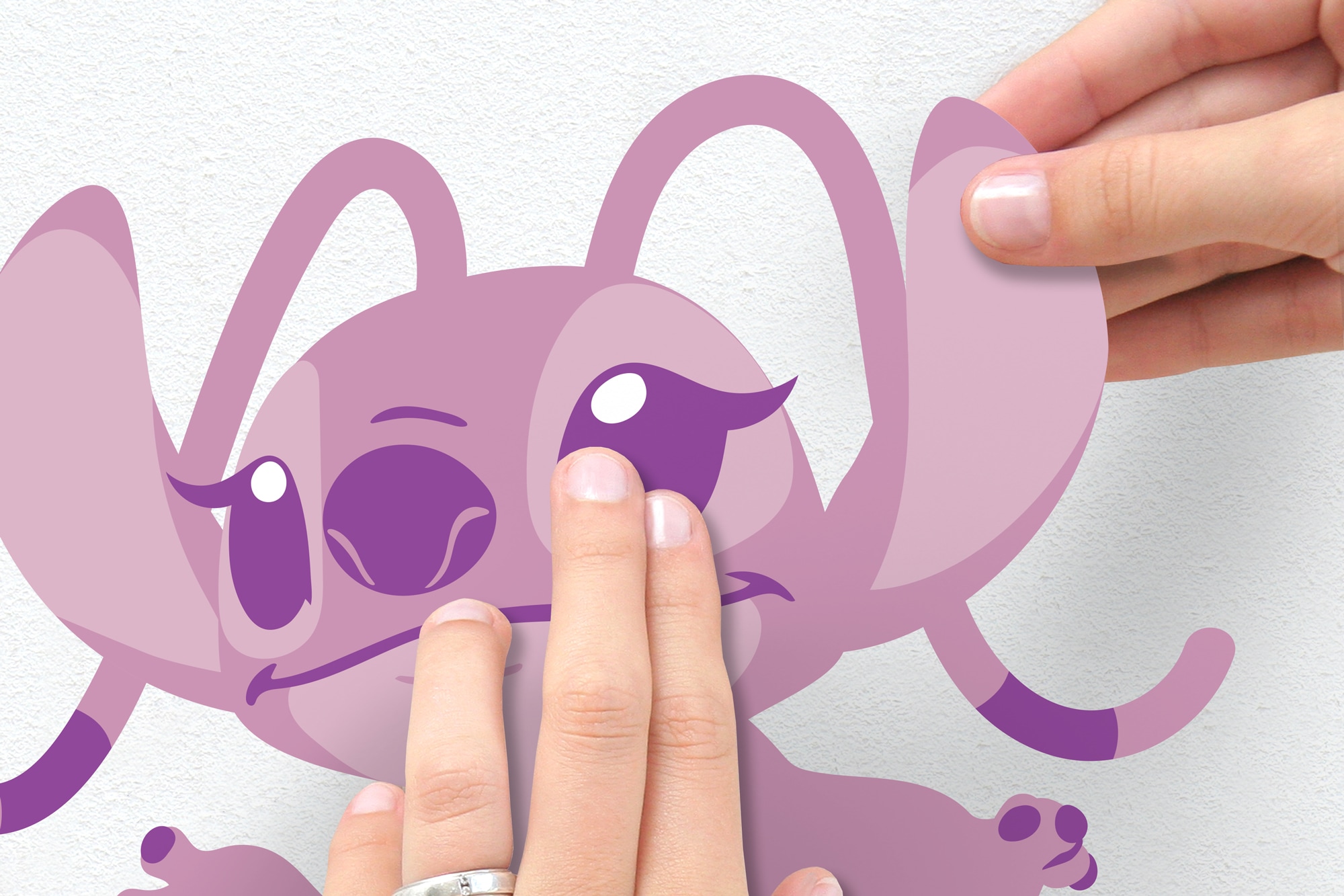 Komar Wandtattoo »Stitch World - Größe 50 x 70 cm«, (35 St.), selbstklebend, Wandsticker, Kinderzimmer