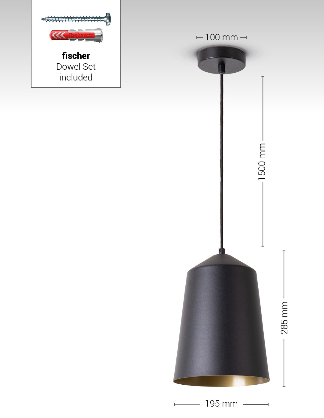 Paco Home Deckenleuchte »Jackson«, 1 flammig, Leuchtmittel E27 | ohne Leuchtmittel, Wohnzimmer Aluminium Pulverbeschichtet Industrial Design E27