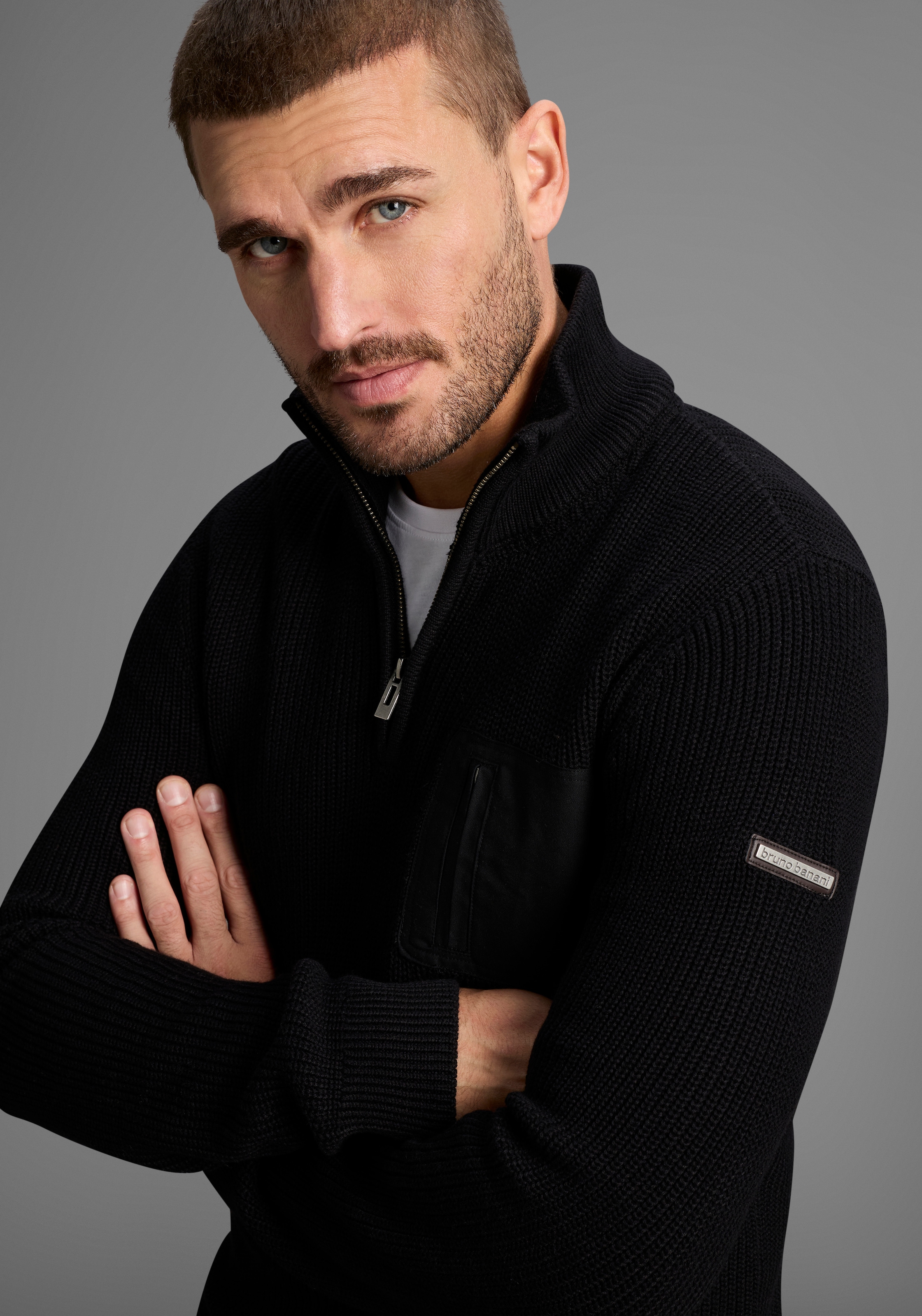 Bruno Banani Troyer mit Brusttasche