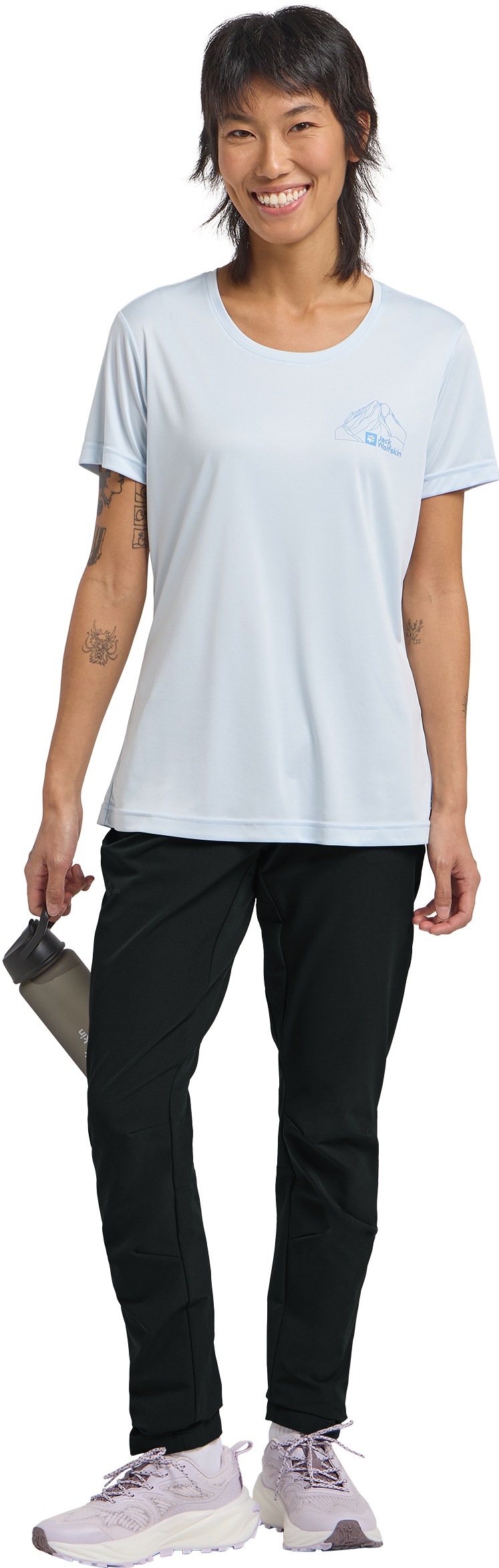 Jack Wolfskin Funktionshose »GEIGELSTEIN SLIM PANTS W«, sehr atmungsaktiv