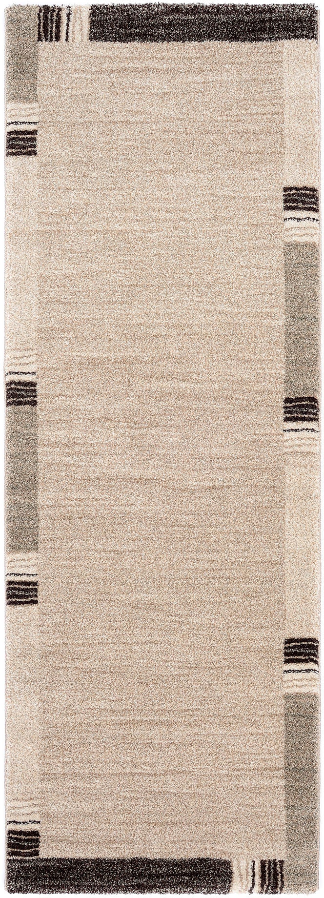 OCI DIE TEPPICHMARKE Teppich »CASTLE FLORA , auch als Läufer und in rund« rechteckig 20 mm Höhe dichter Frisé Kurzflor, farbiger Bordüre, Wohnzimmer, Schlafzimmer