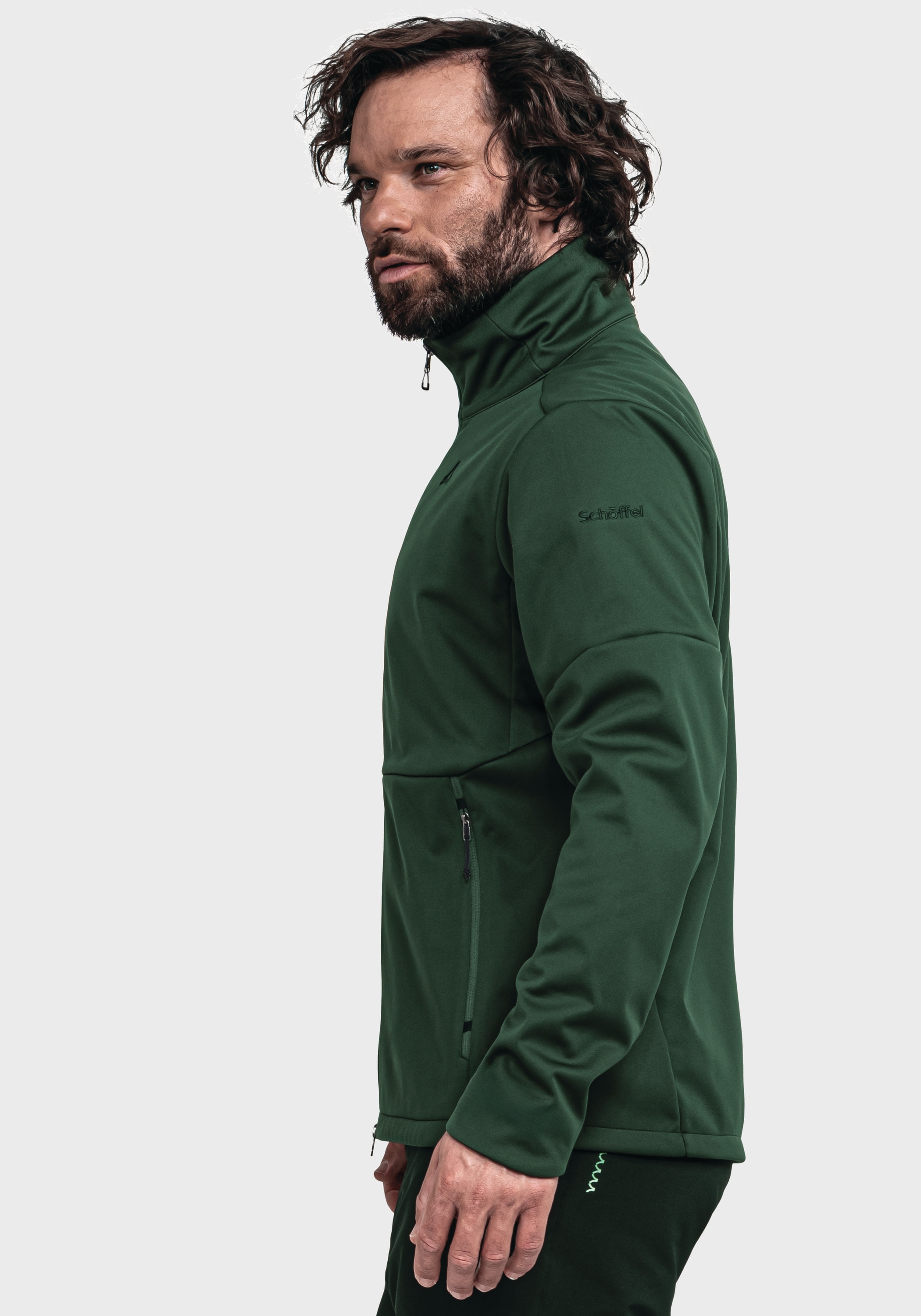 Schöffel Outdoorjacke »Hiking Softshell Jk Style Fracon MNS«, ohne Kapuze