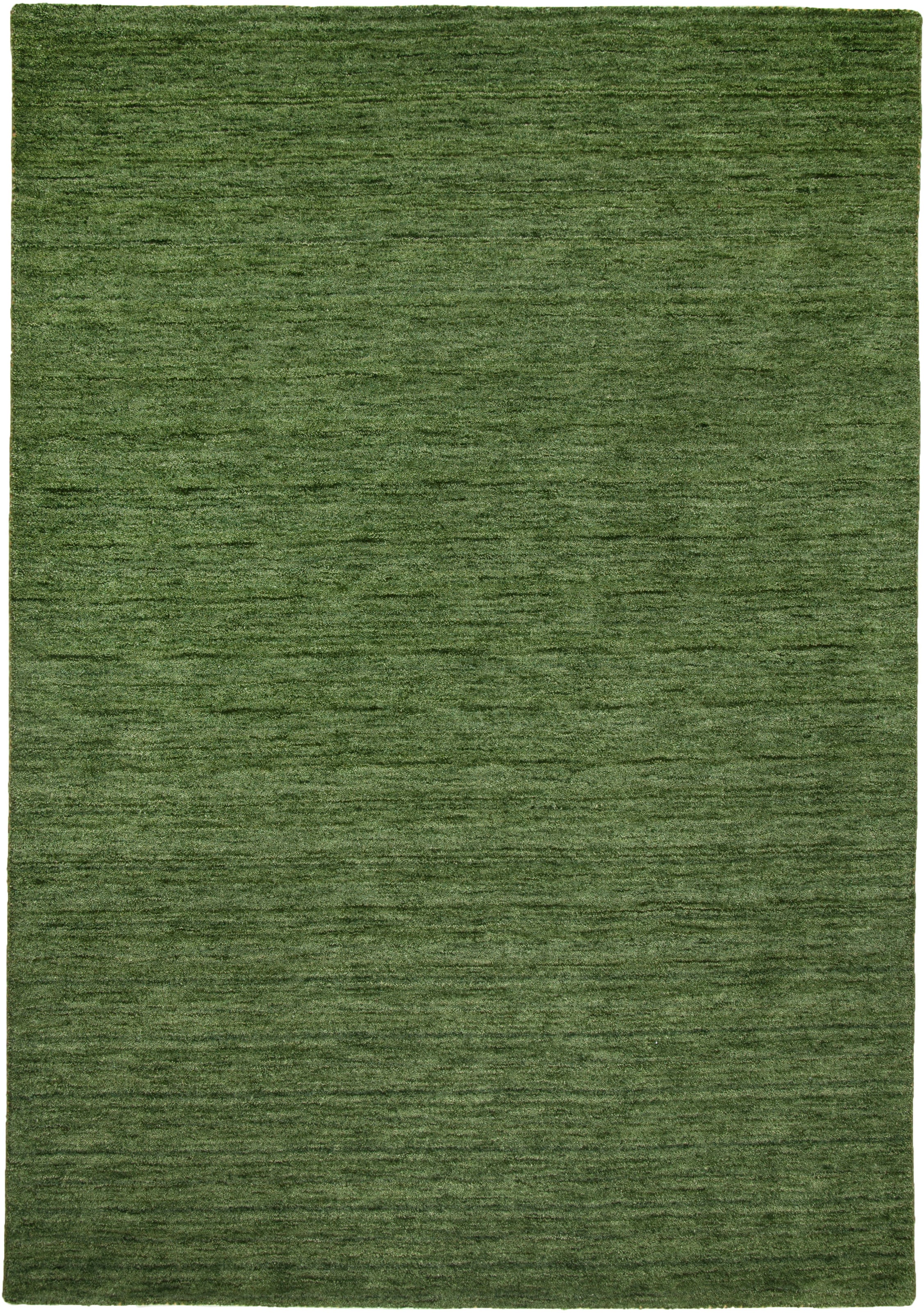 THEKO Wollteppich »Haltu Uni« rechteckig 17 mm Höhe Handweb Teppich, reine Wolle, Uni-Farben, meliert, handgewebt