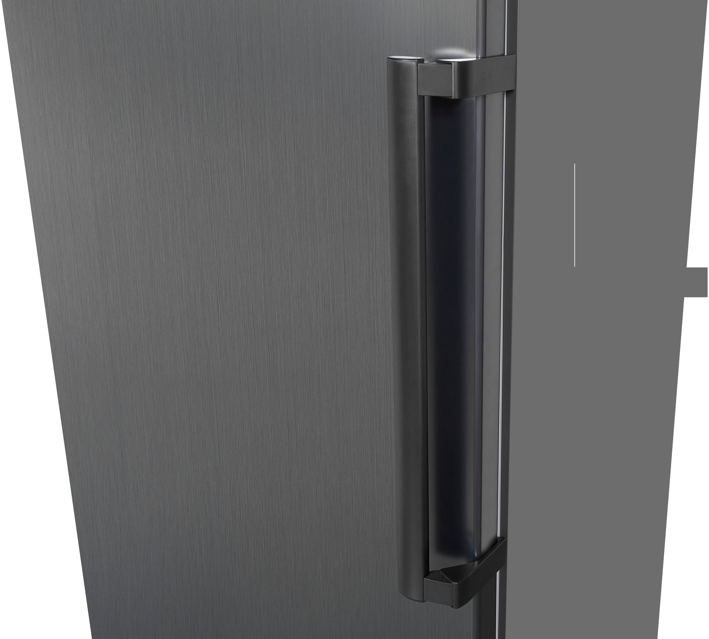 exquisit Gefrierschrank »GS295--H-040E inoxlook-az«, 185 cm hoch, 60 cm breit, Türanschlag wechselbar