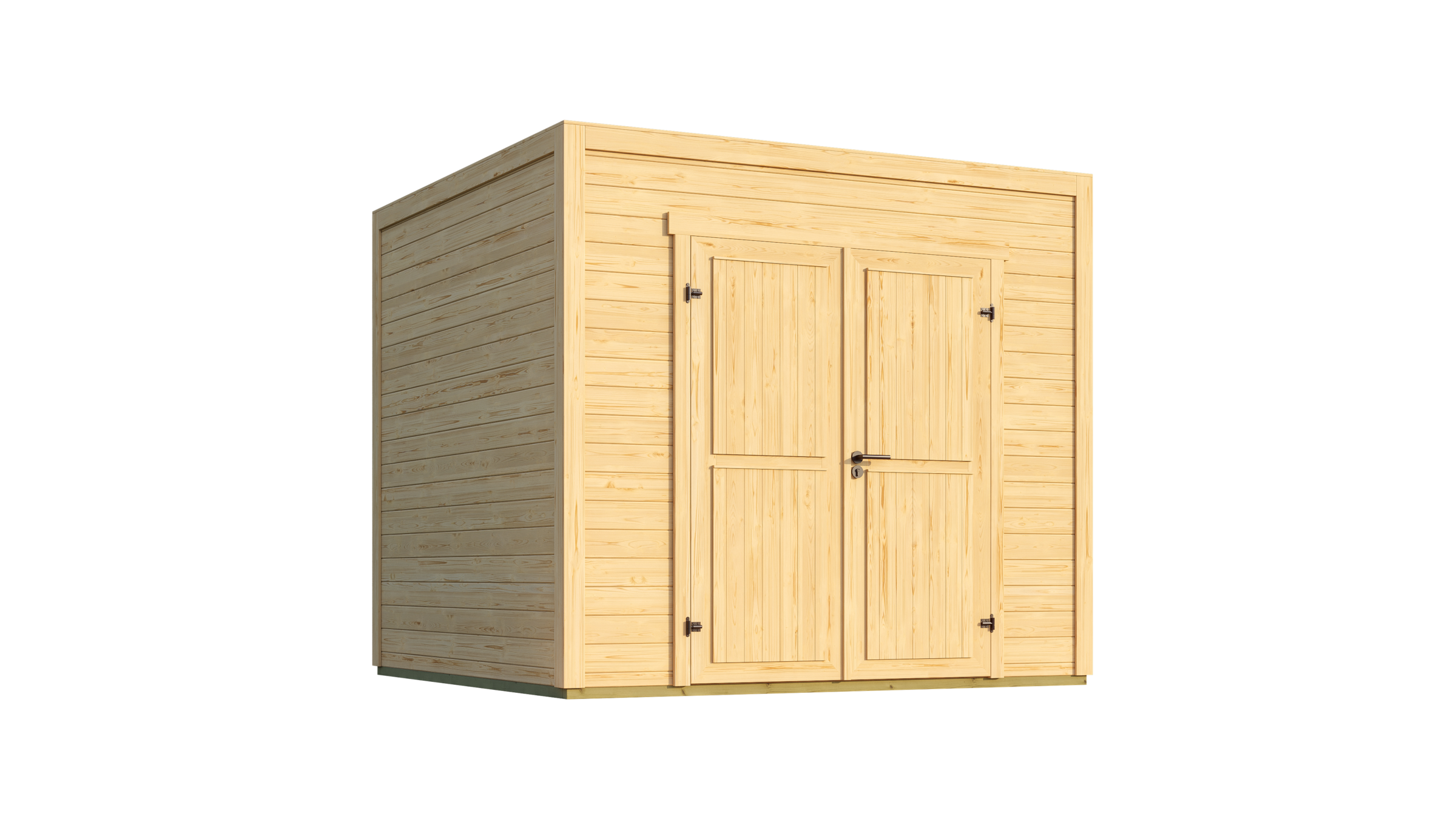 Nordic Holz Gartenhaus »Fynn 2« kleiner stilvoller Schuppen mit Flachdach