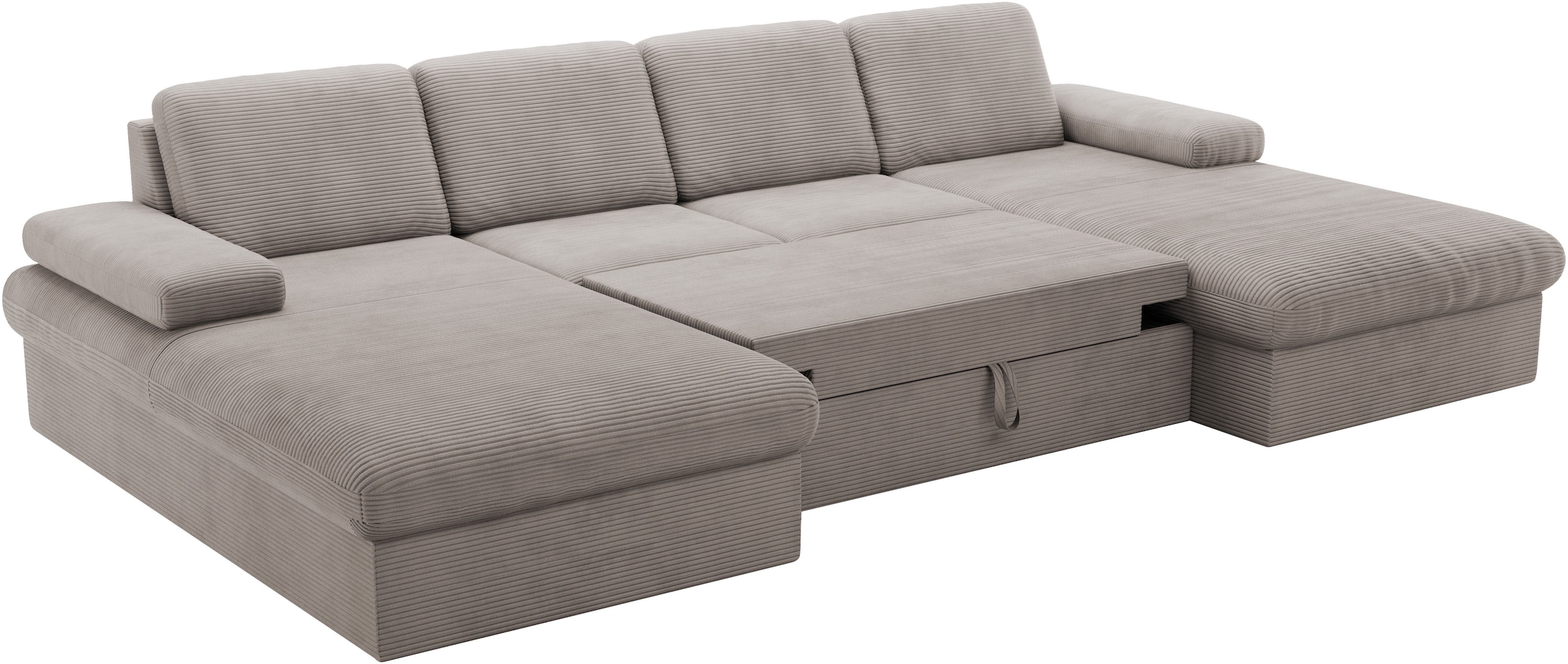 sit&more Wohnlandschaft »Moreno«, mit Armteilverstellung,wahlweise mit Bettfunktion