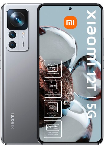 Xiaomi Smartphone »12T 8GB+256GB«, (16,9 cm/6,67 Zoll, 256 GB Speicherplatz, 108 MP... kaufen