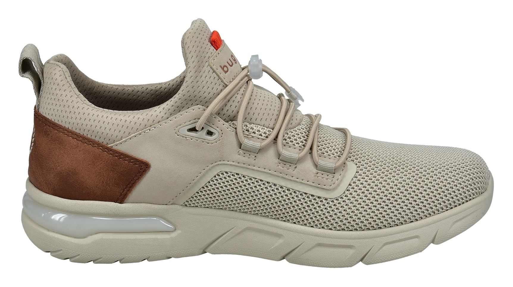 bugatti Slip-On Sneaker, Freizeitschuh, Halbschuh, Schlupfschuh mit elastischer Schnürung