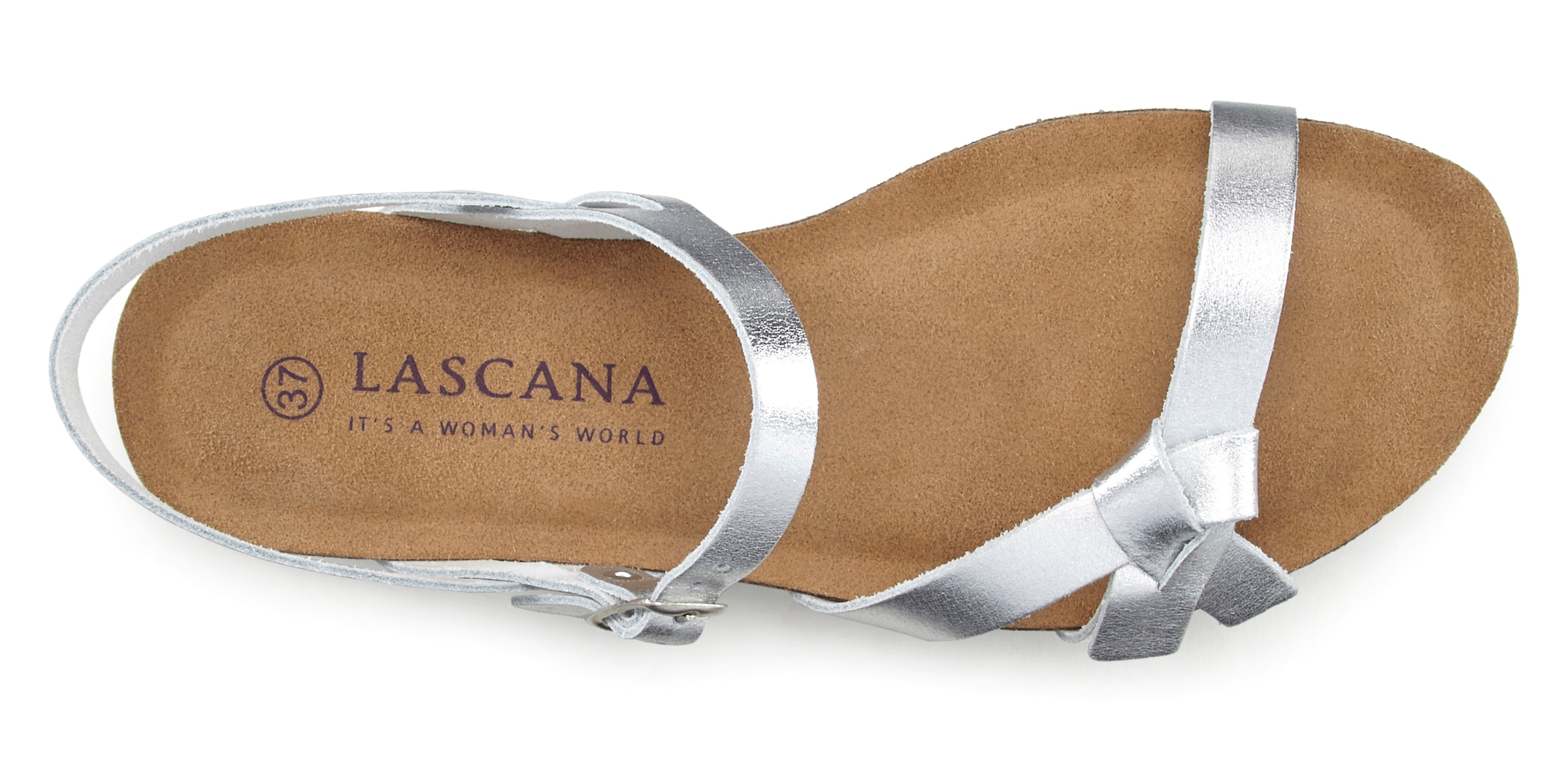 LASCANA Sandale »Sommerschuh«  Sandalette, Sommerschuh aus Leder