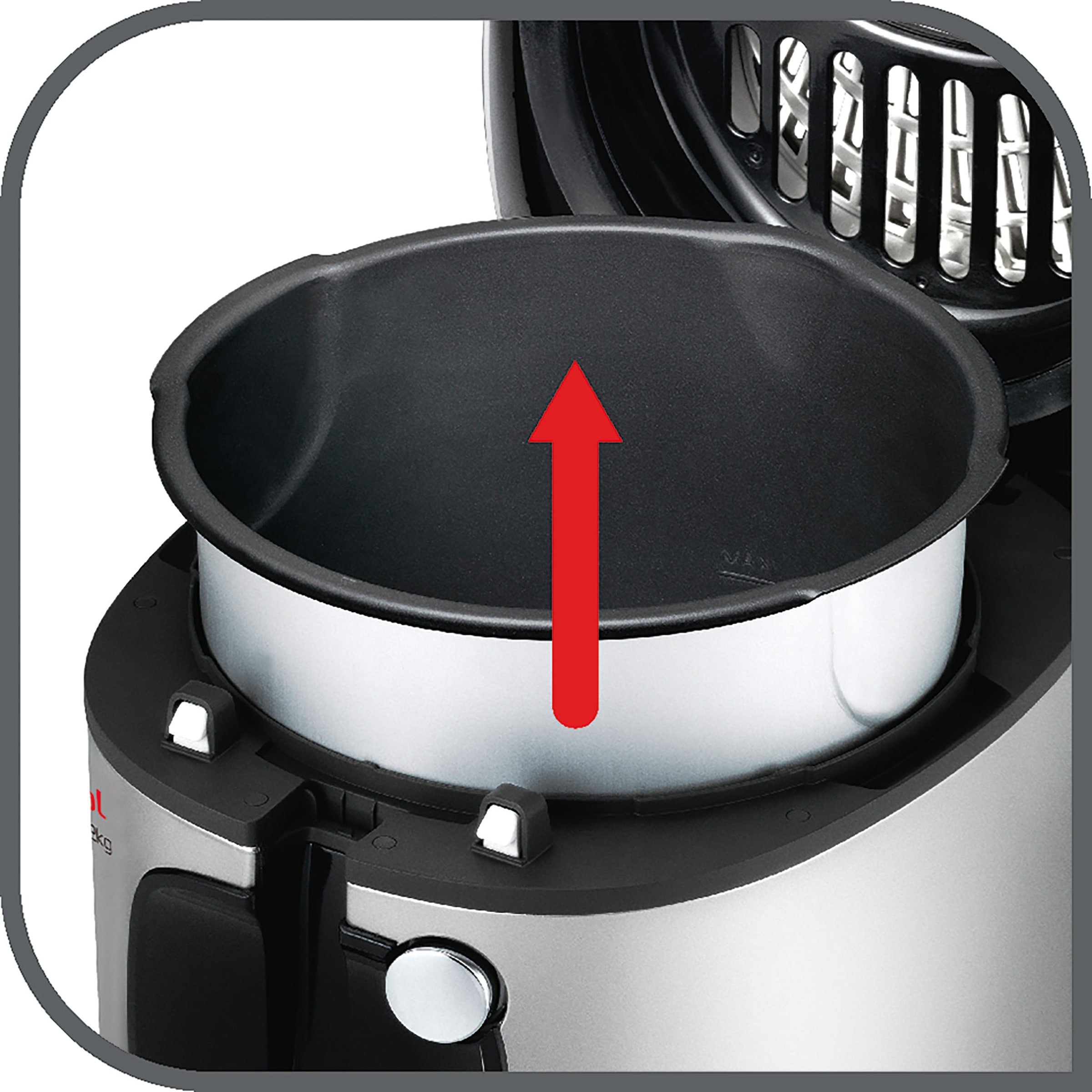 Tefal Fritteuse »Mega XXL«, 2100 W, Fassungsvermögen 3,3 l, herausnehmbarer Behälter, Anti-Geruch-Filter, Sichtfenster, FR4800