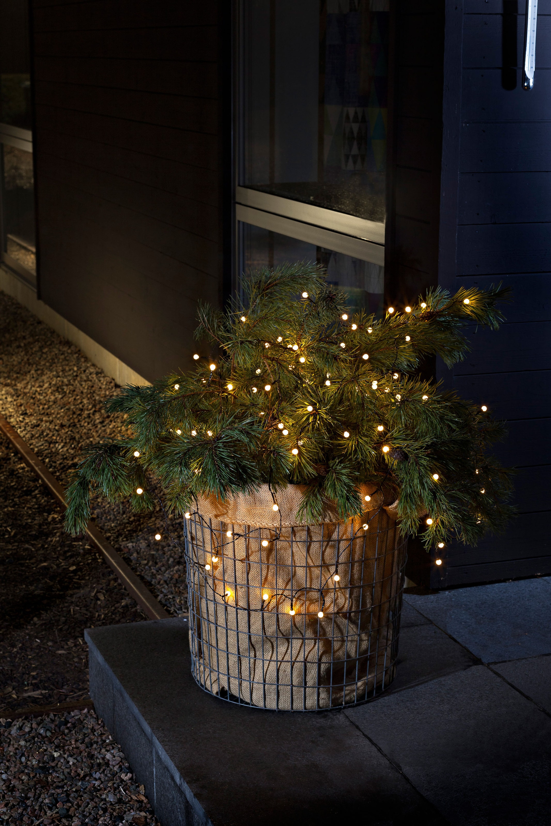 KONSTSMIDE LED-Lichterkette »Weihnachtsdeko aussen«, 80 St.-flammig, LED  Globelichterkette, 80 warm weiße Dioden auf Rechnung kaufen | Leuchtfiguren