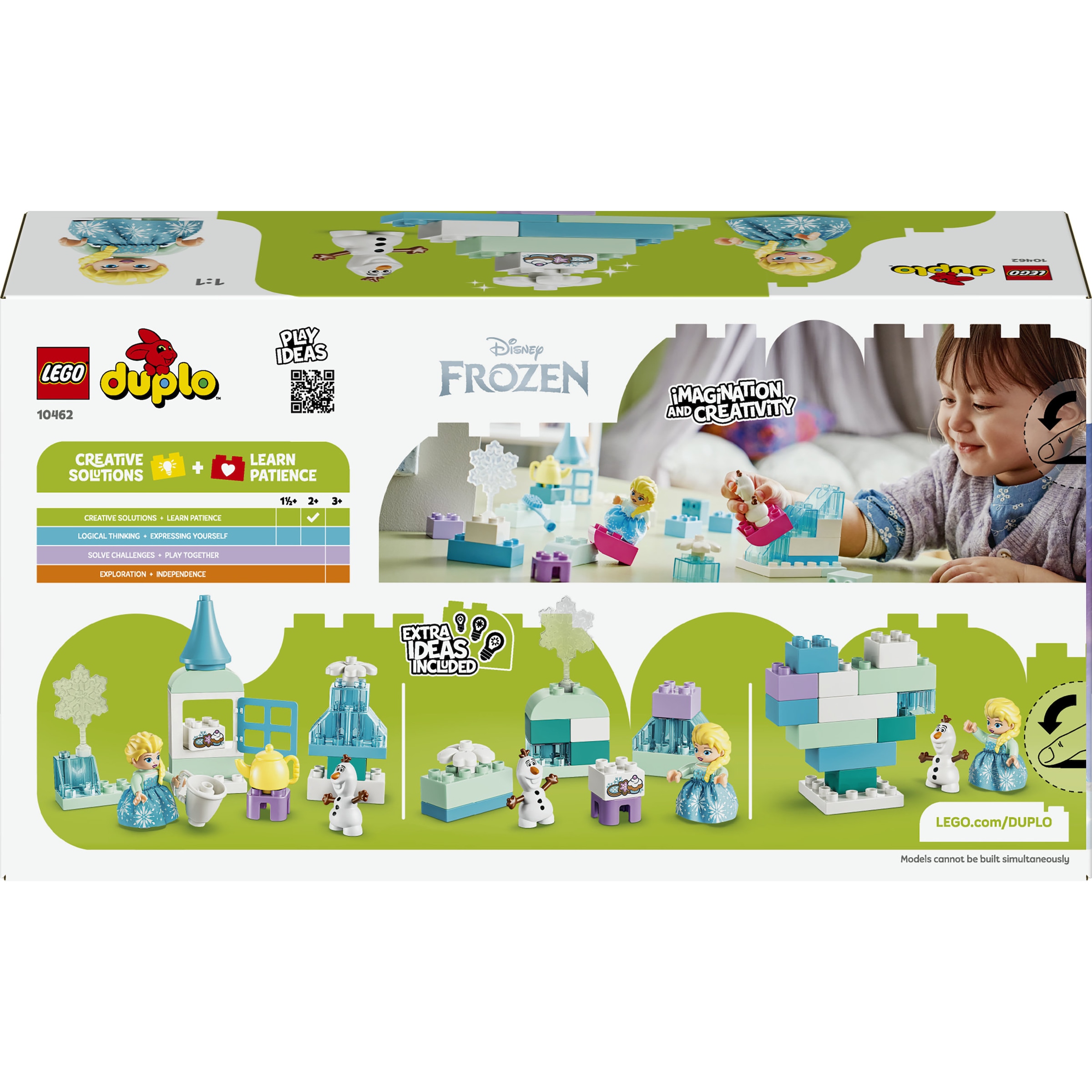 LEGO® Konstruktionsspielsteine »Frozen Kreativbox mit Elsa und Olaf (10462), LEGO DUPLO Disney« Made in Europe