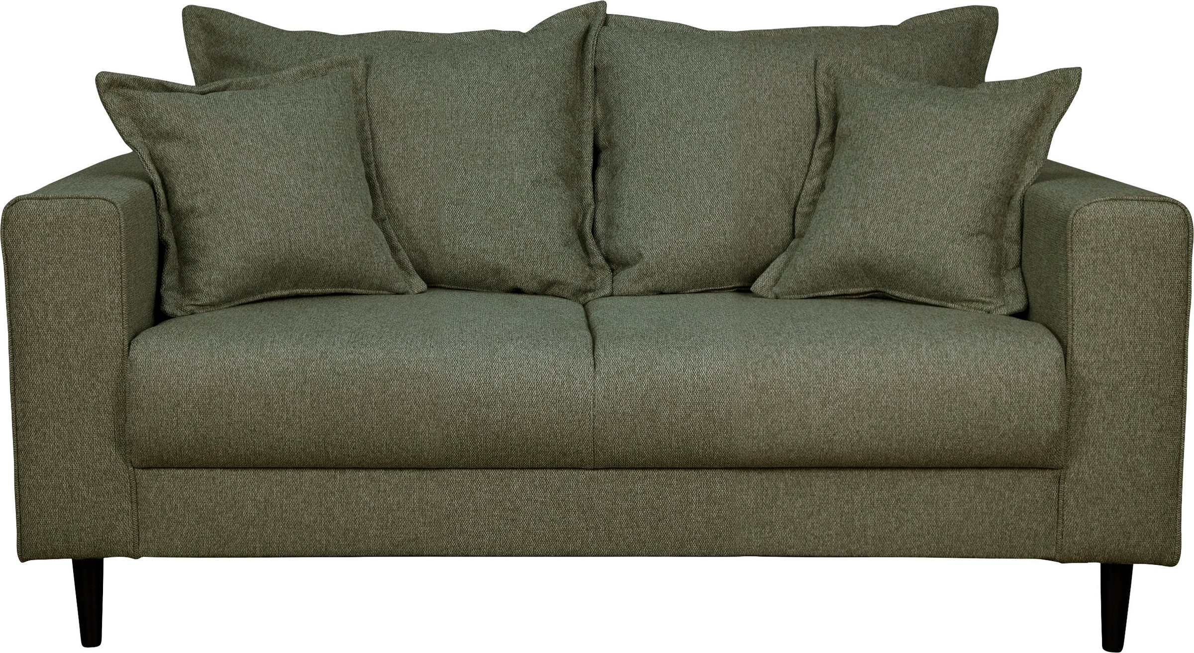 Home affaire 2-Sitzer »VEYRAS, hoher Sitzkomfort, Maße B/T/H: 162/84/76 cm«, mit Wellenunterfederung, incl. Rückenkissen und Zierkissen
