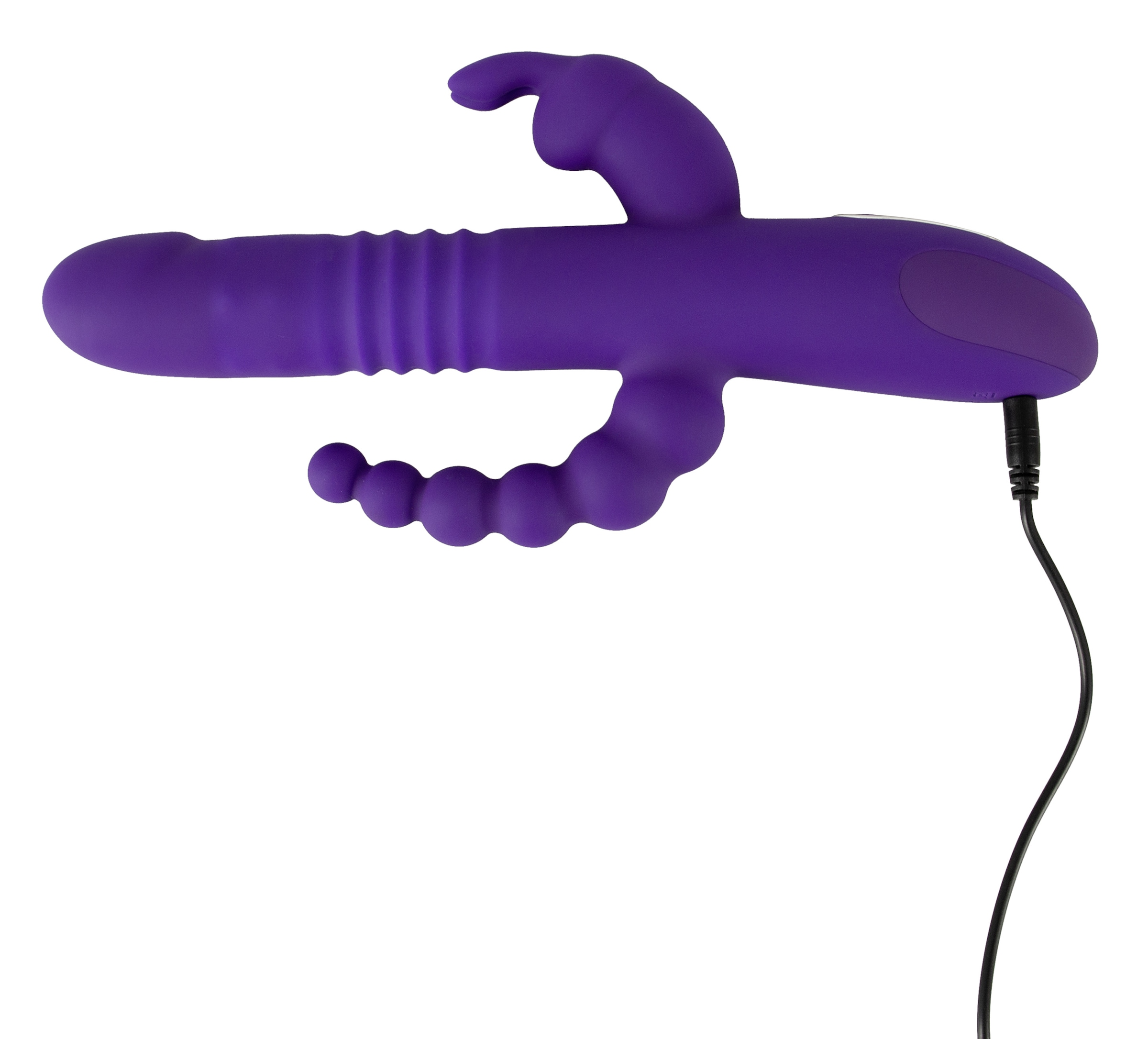 Sweet Smile Vibrator »Vib mit Stoßfunktion und Klitorisreizer Thrusting Pearl Triple«
