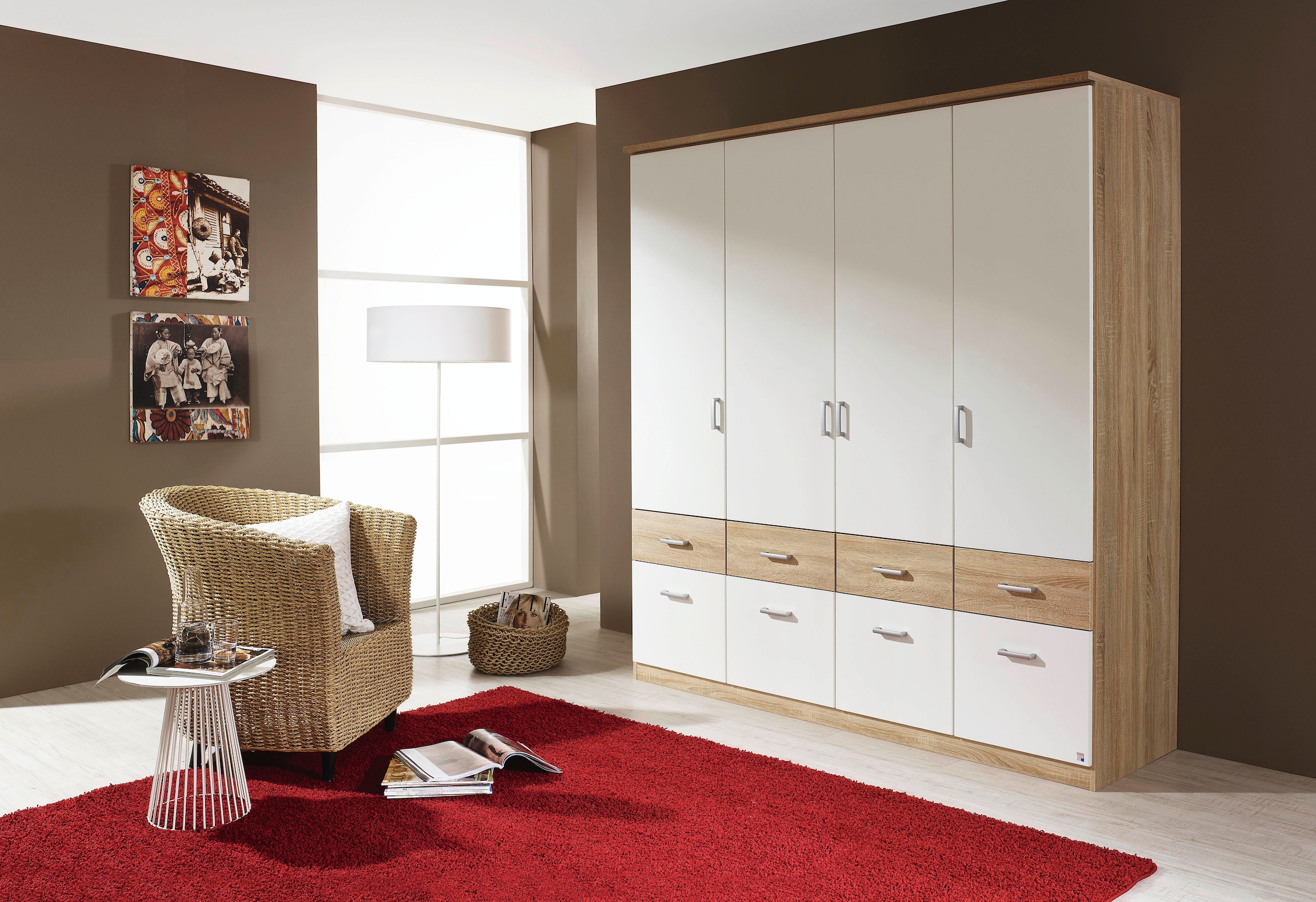 rauch Kleiderschrank »Kleiderschrank Schrank Garderobe deckenhoher Schrank BREMEN«, in vielen Farben und Ausführungen MADE IN GERMANY