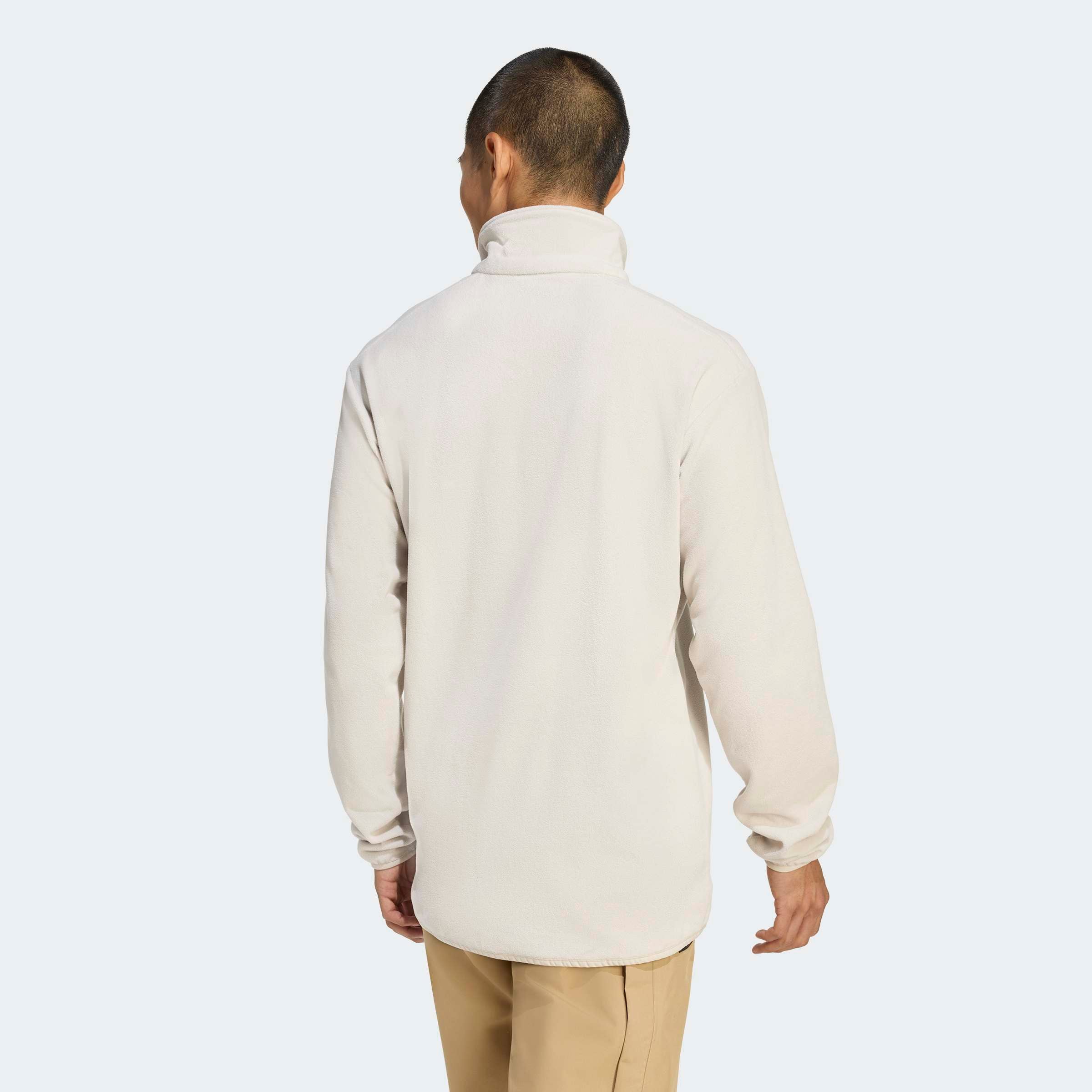 adidas TERREX Fleecepullover »MULTI ESSENTIALS 1/2 ZIP FLEECEOBERTEIL«, mit Reißverschluss, aus Polyester, sportlicher Stil
