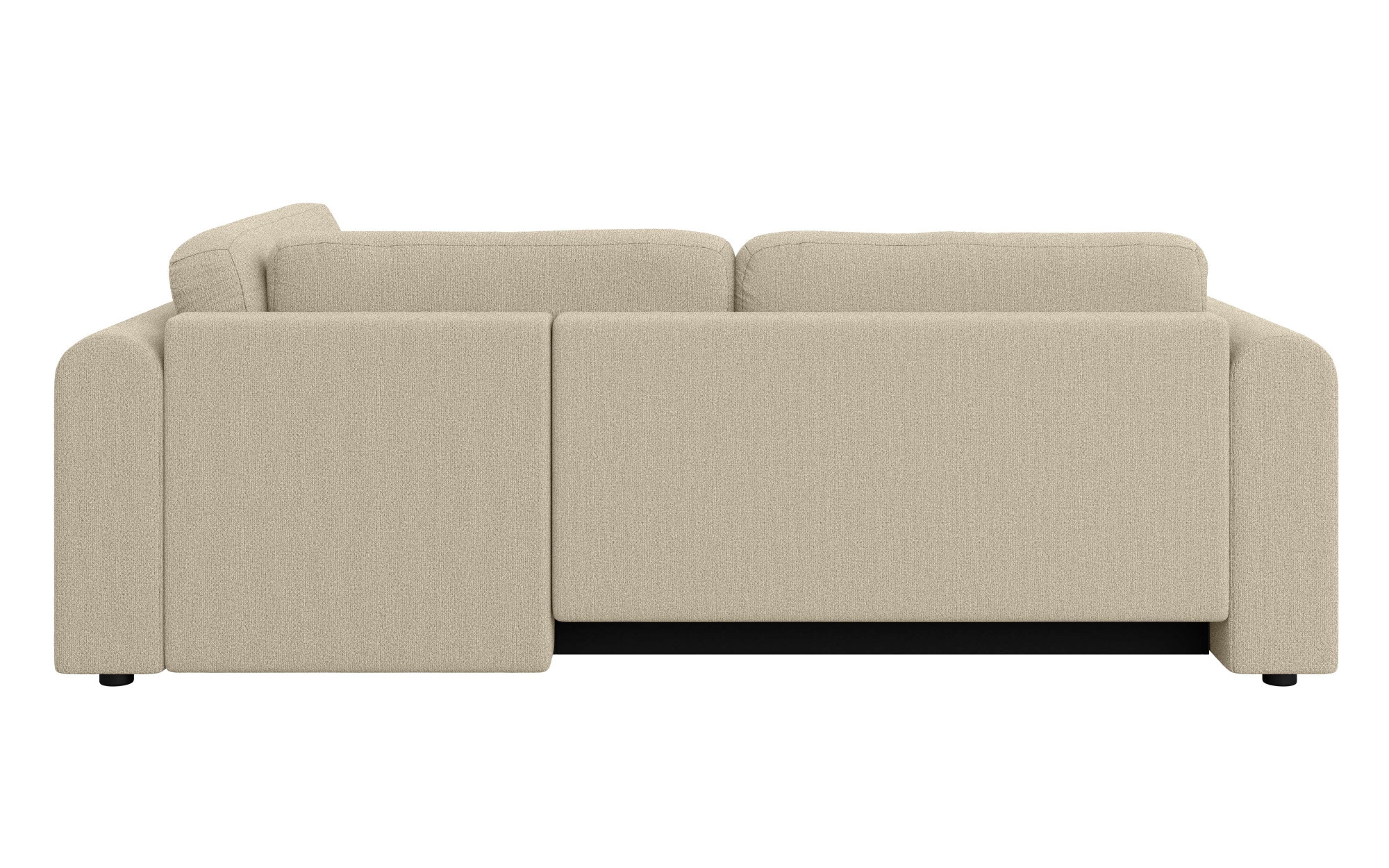 INOSIGN Ecksofa »Zacharia wahlweise Schlafsofa mit Bettkasten, B/T/H 250/166/86 cm«, L-Form mit Wellenunterfederung, Ottomane rechts oder links bestellbar