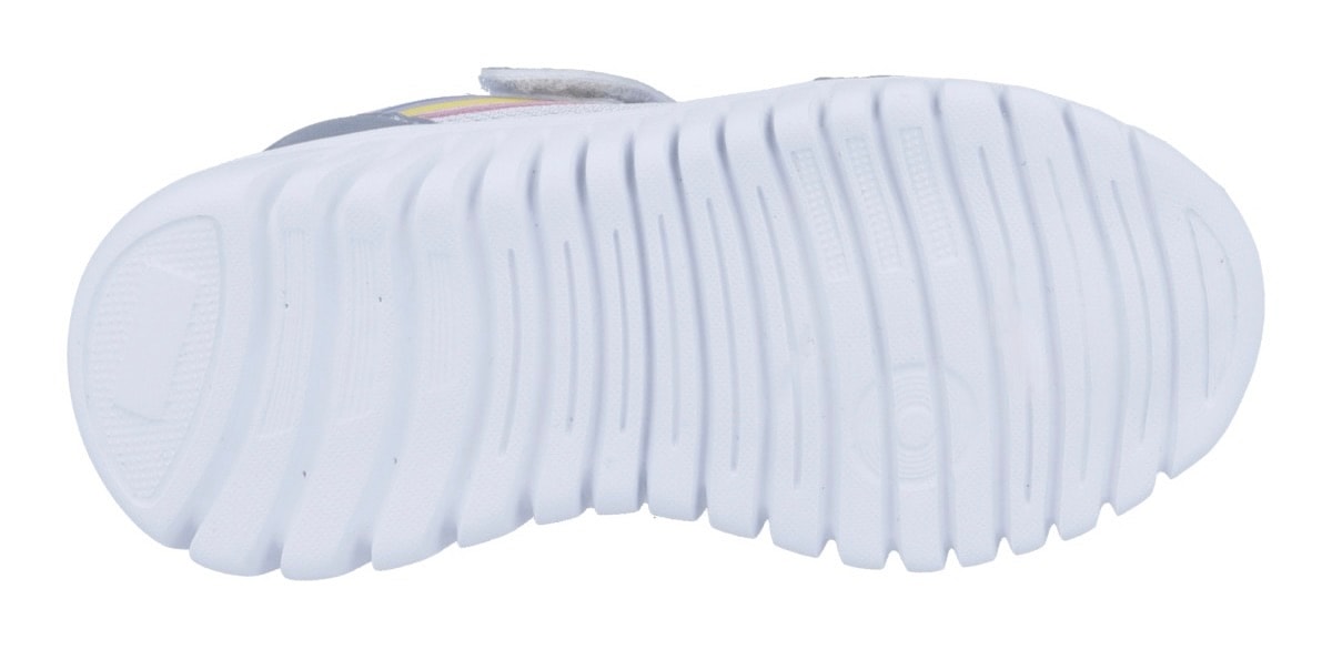 Richter Slip-On Sneaker »Wallaby«  Klettschuh mit Regenbogen-Motiv, Größenschablone zum Download