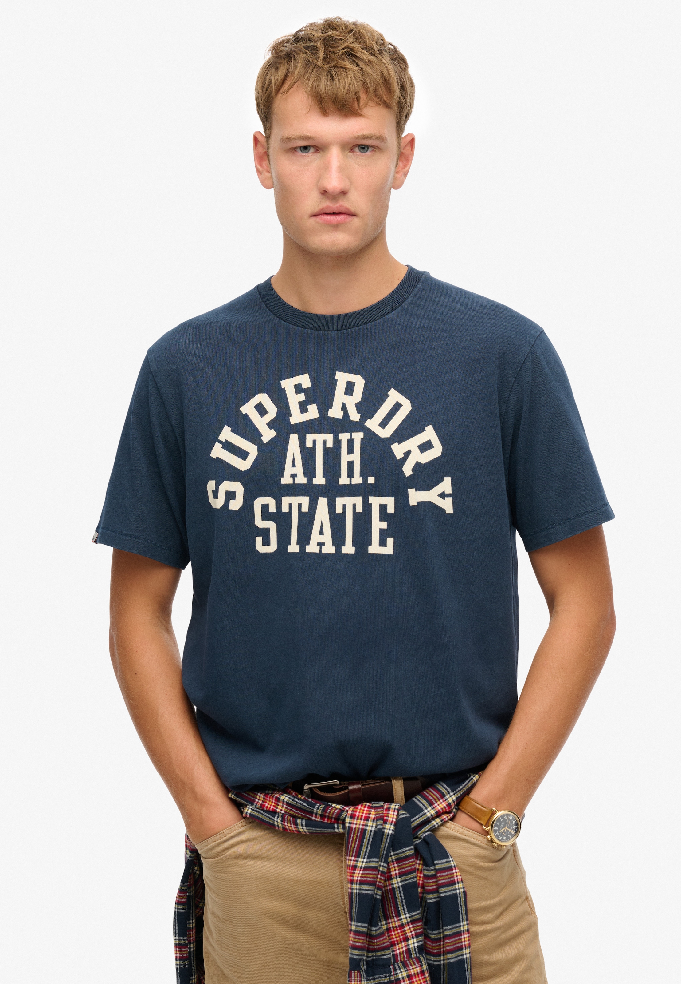 Superdry Rundhalsshirt »ATHLETIC ESS TEE«