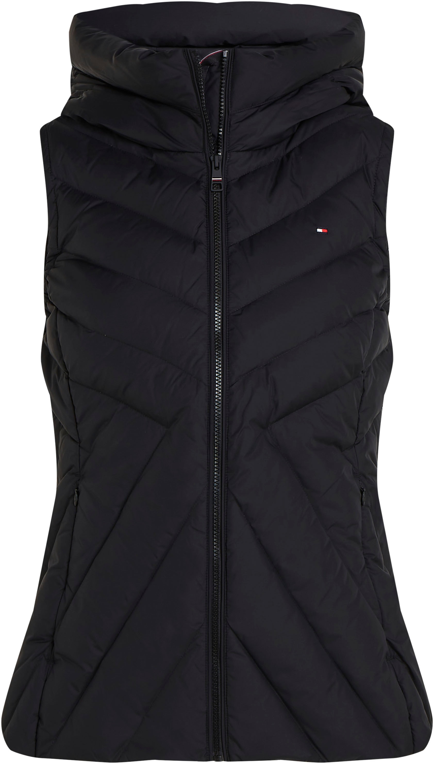 Tommy Hilfiger Steppweste »CHEVRON MW PADDED VEST«, mit mittelstarker Wattierung und Tommy Hilfiger Markenlabel