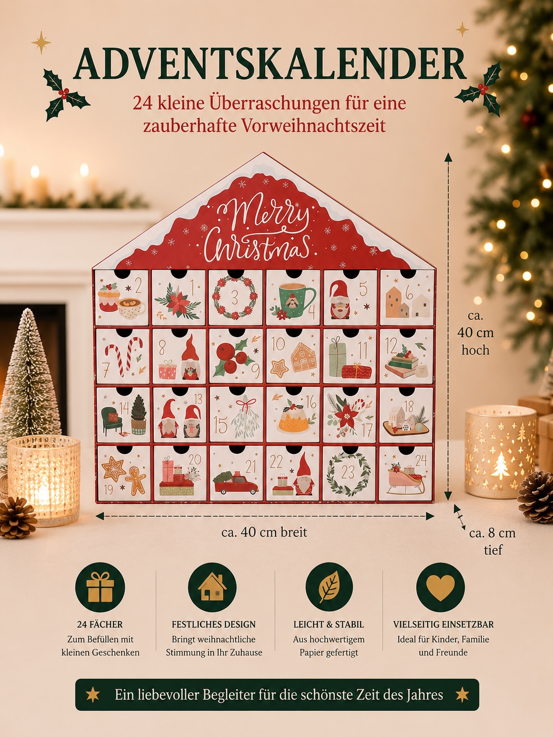 OTTO home Adventskalender »Adventskalender« Es liegt keine Altersempfehlung vor