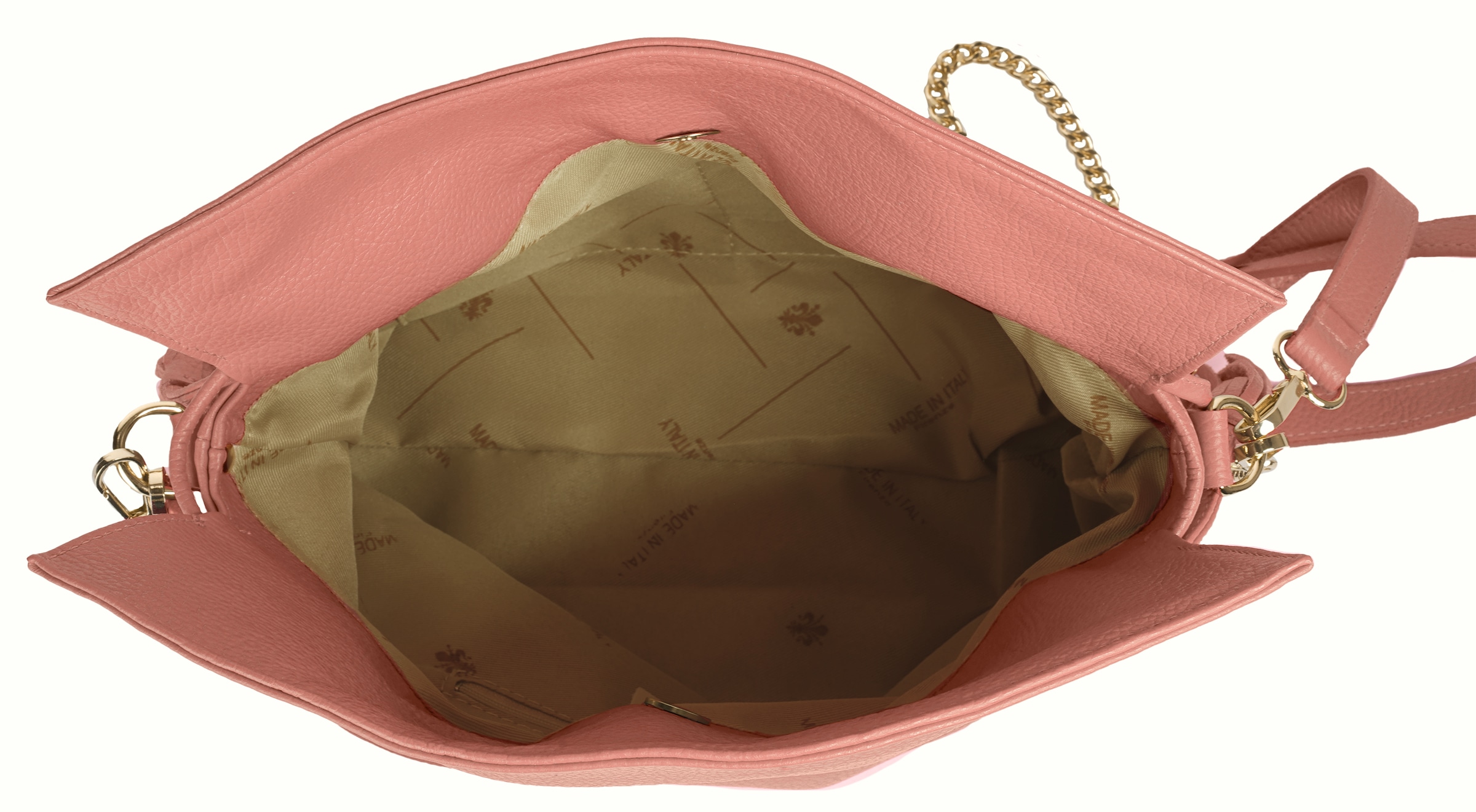 Samantha Look Umhängetasche echt Leder, Made in Italy