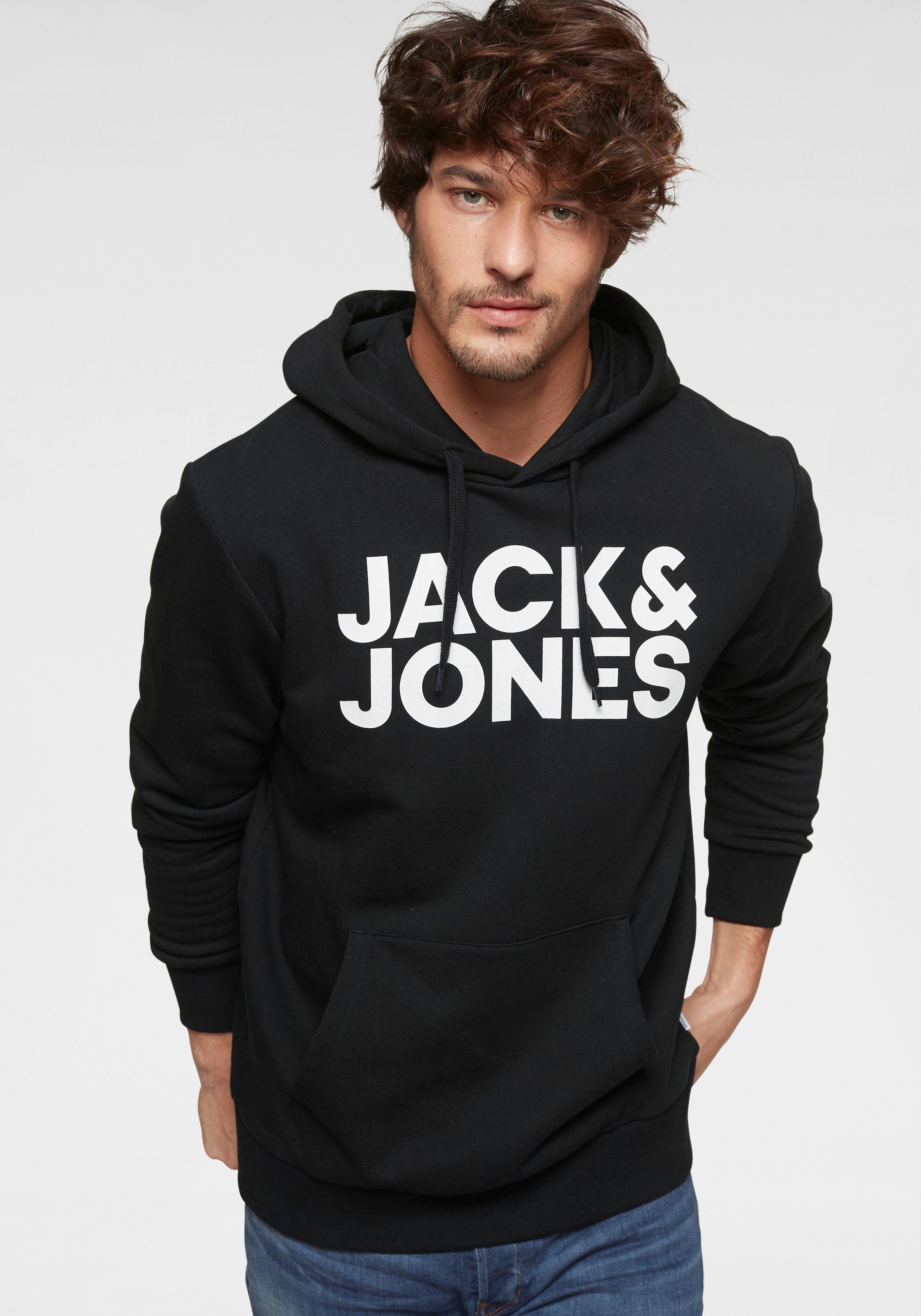 Jack & Jones Kapuzensweatshirt »CORP Logo Hoodie«, mit Logoprint