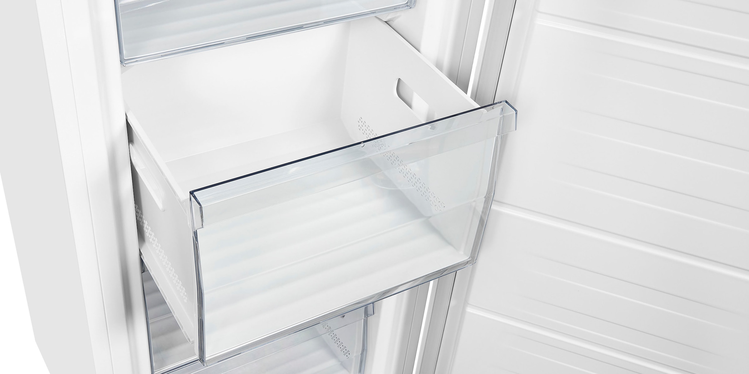 exquisit Gefrierschrank »GS271-NF-H-010E weiss«, 169,1 cm hoch, 55,9 cm breit, 194 L Volumen, NoFrost, Schnellgefrieren, 4 Sterne