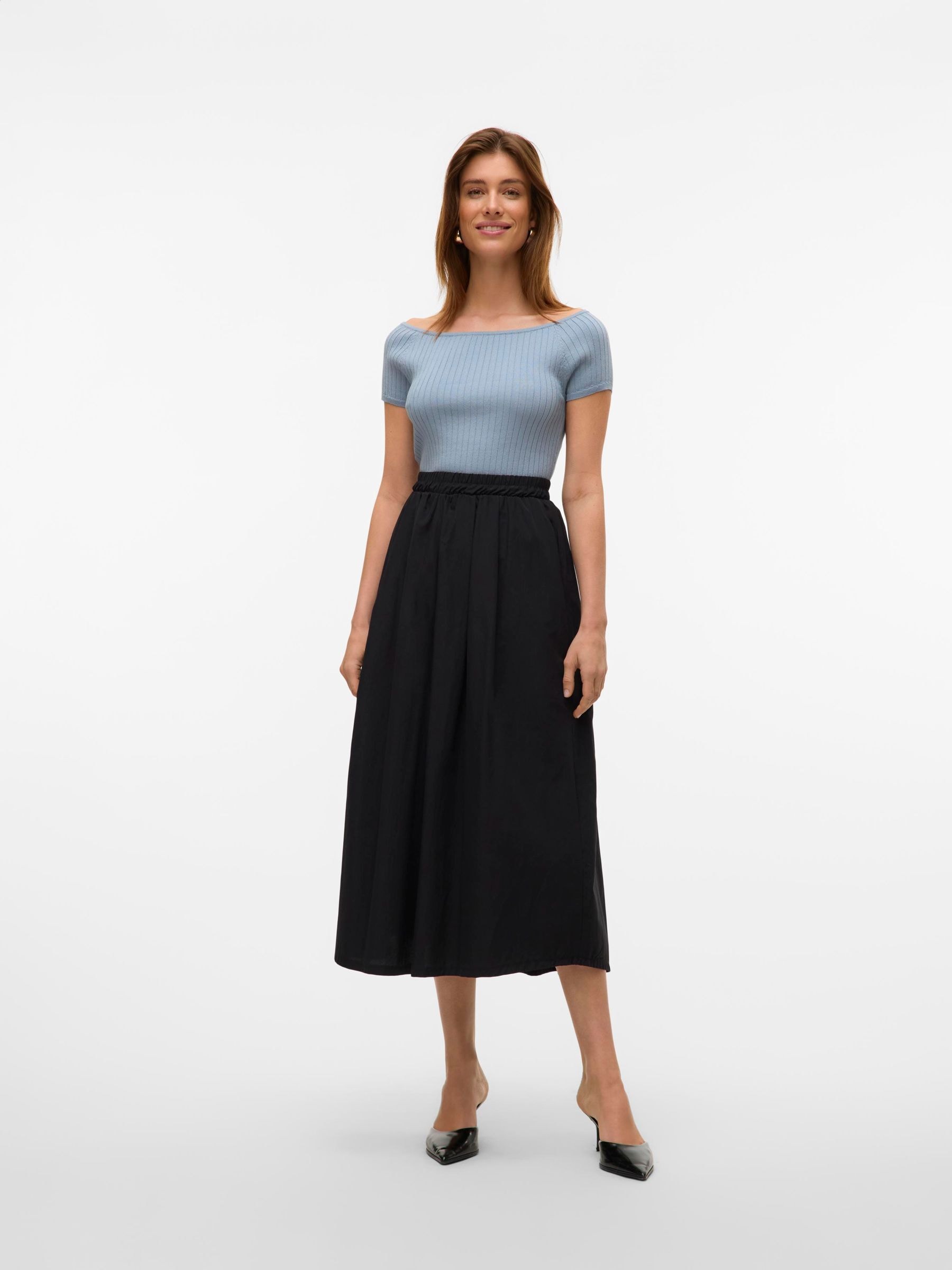 Vero Moda Stricktop »VMPOPPY SS OFF SHOULDER TOP VMA NOOS«