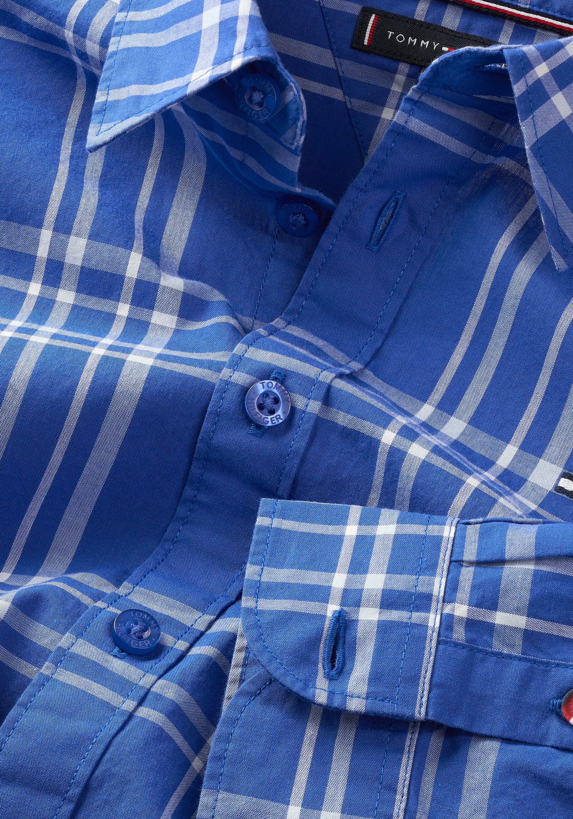 Tommy Hilfiger Langarmhemd »CHECK SHIRT L/S«, Kinder bis 16 Jahre