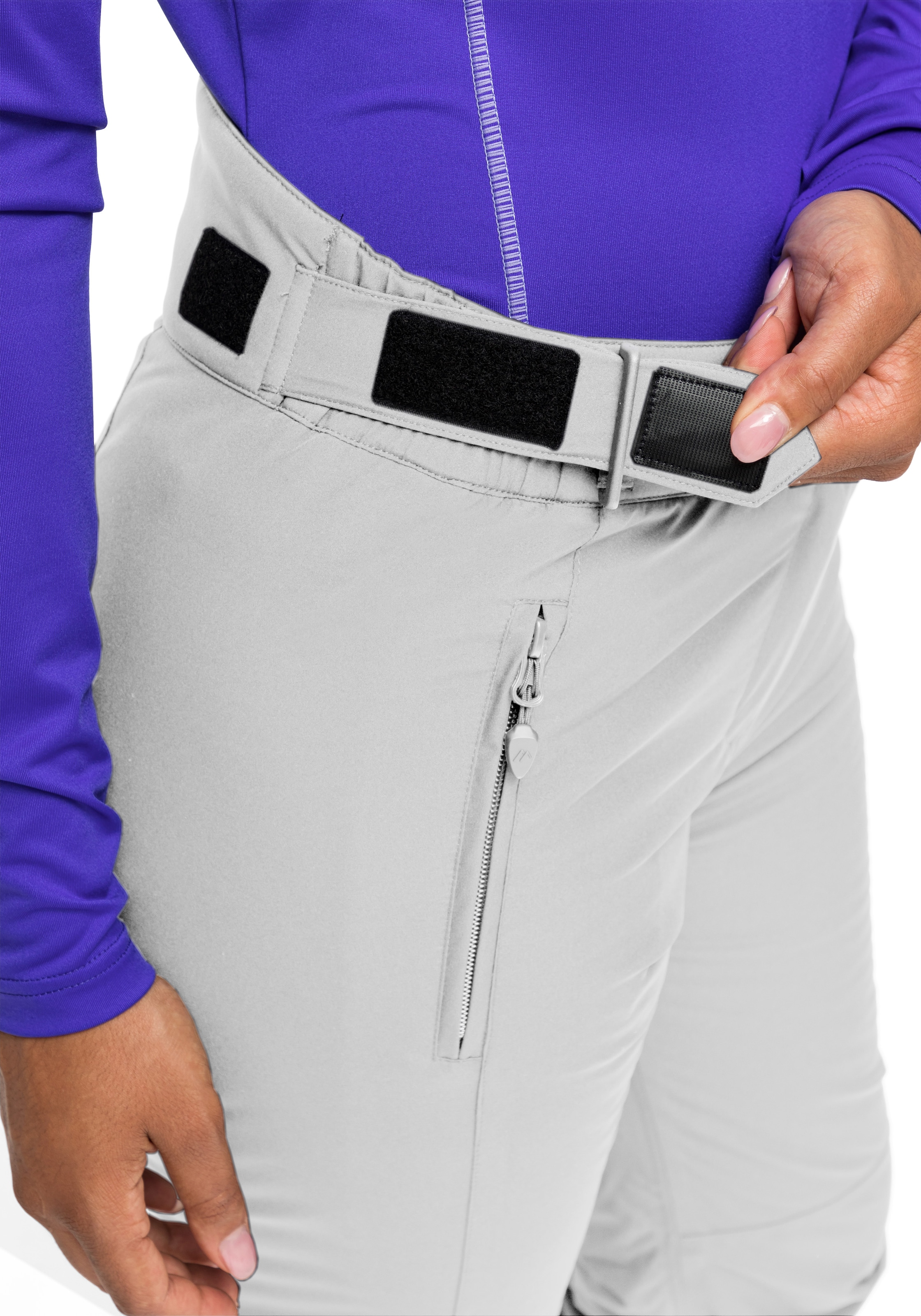 Maier Sports Skihose »Vroni slim«, Damen Schneehose, wind- und wasserdicht, 2 RV-Taschen, Slim Fit