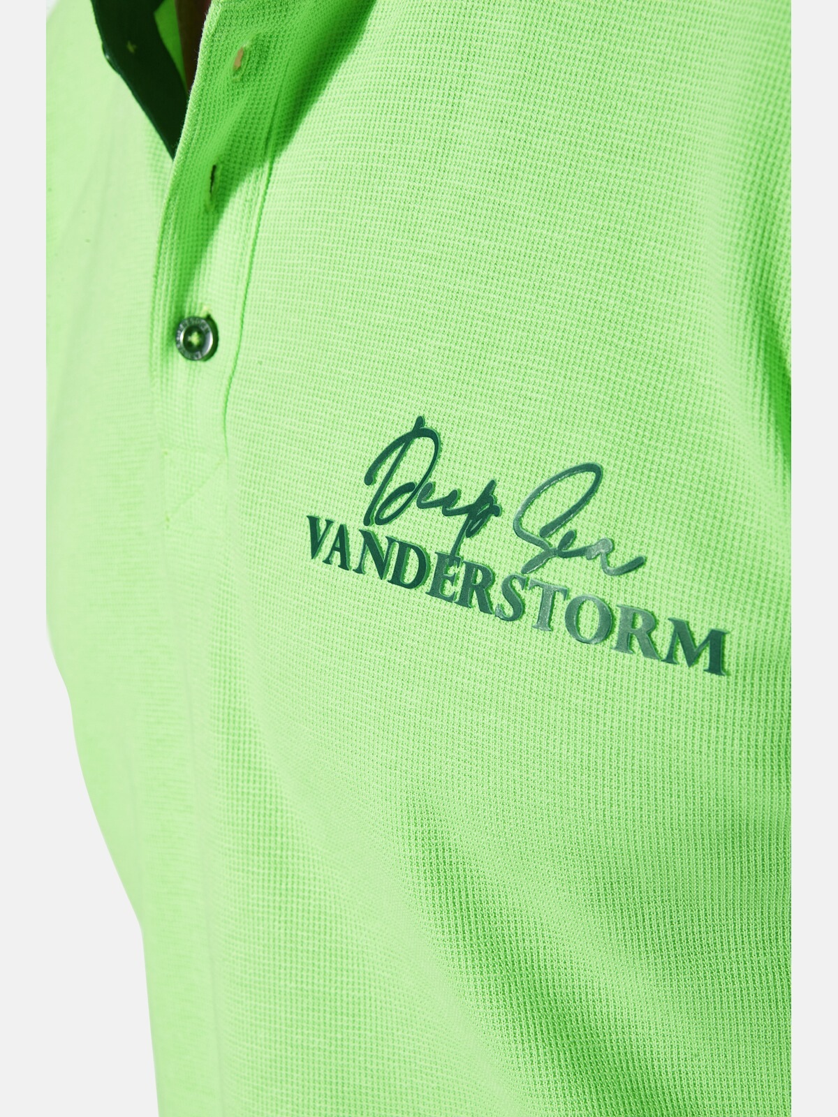 Jan Vanderstorm T-Shirt »T-Shirt GORTAN«, (1 tlg.), mit Knopfleiste & Aufdruck