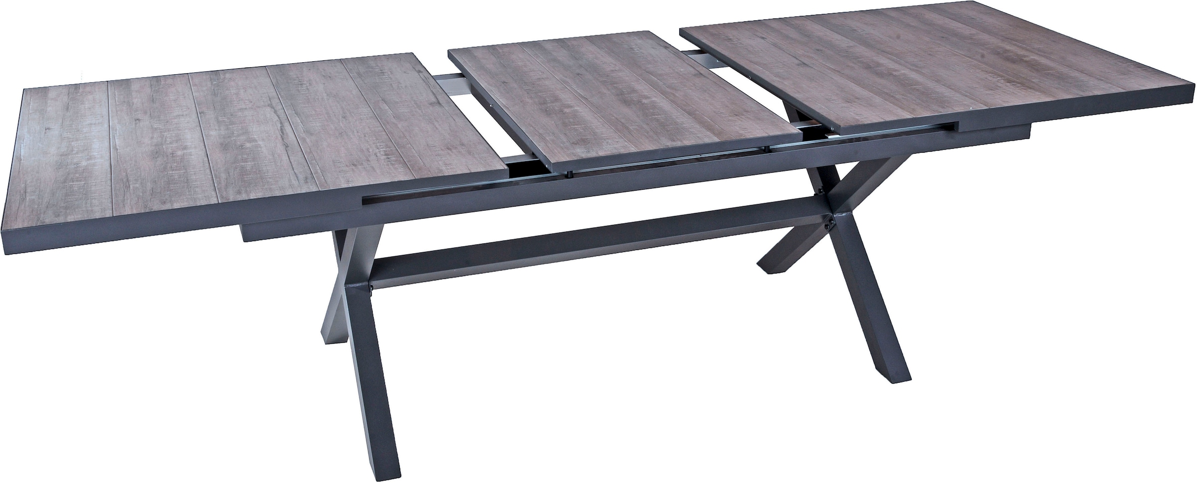 Garden Pleasure Gartentisch »RANA«, ausziehbarer Tisch mit Keramik-Tischplatte, BxTxH:200-260x100x77 cm