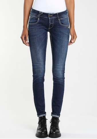 GANG Skinny-fit-Jeans »NENA-GA«, mit Kontrastnähten und charakteristischer Steppung am... kaufen