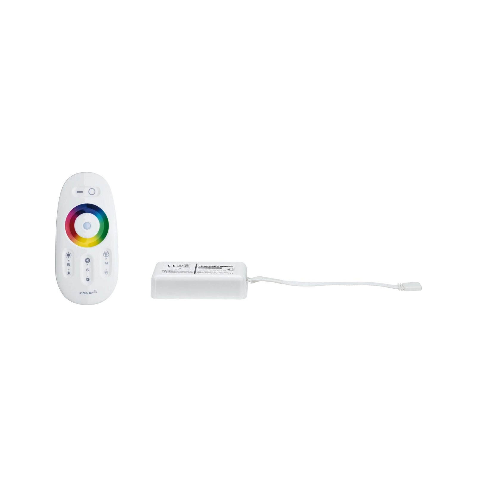 Paulmann LED-Streifen »MaxLED RGBW-Controller 2.4GHz 24V DC max 144W Kunststoff«, Fernbedienung