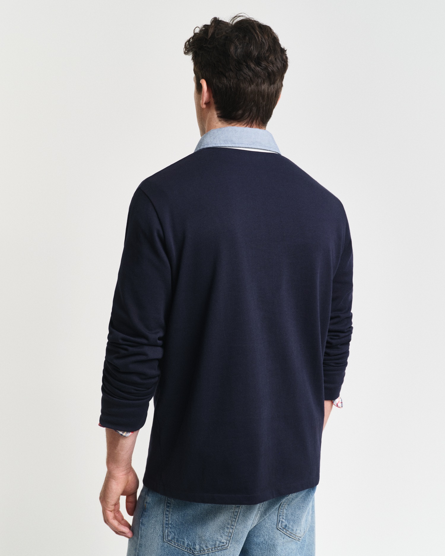 Gant Langarm-Poloshirt »REG CHAMBRAY HEAVY RUGGER«