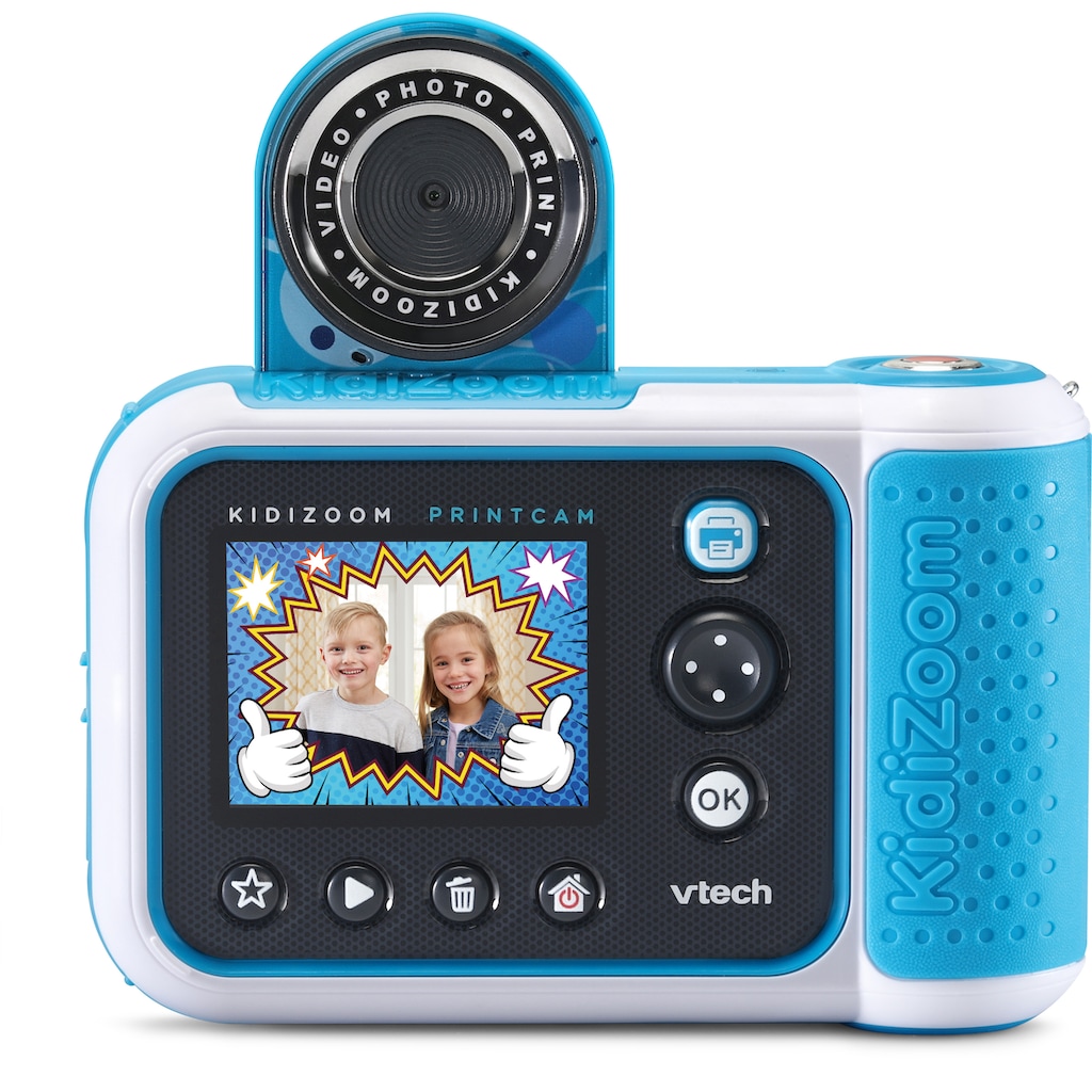 Vtech® Kinderkamera »KidiZoom Print Cam, blau«, 5 MP, mit eingebautem Thermodrucker