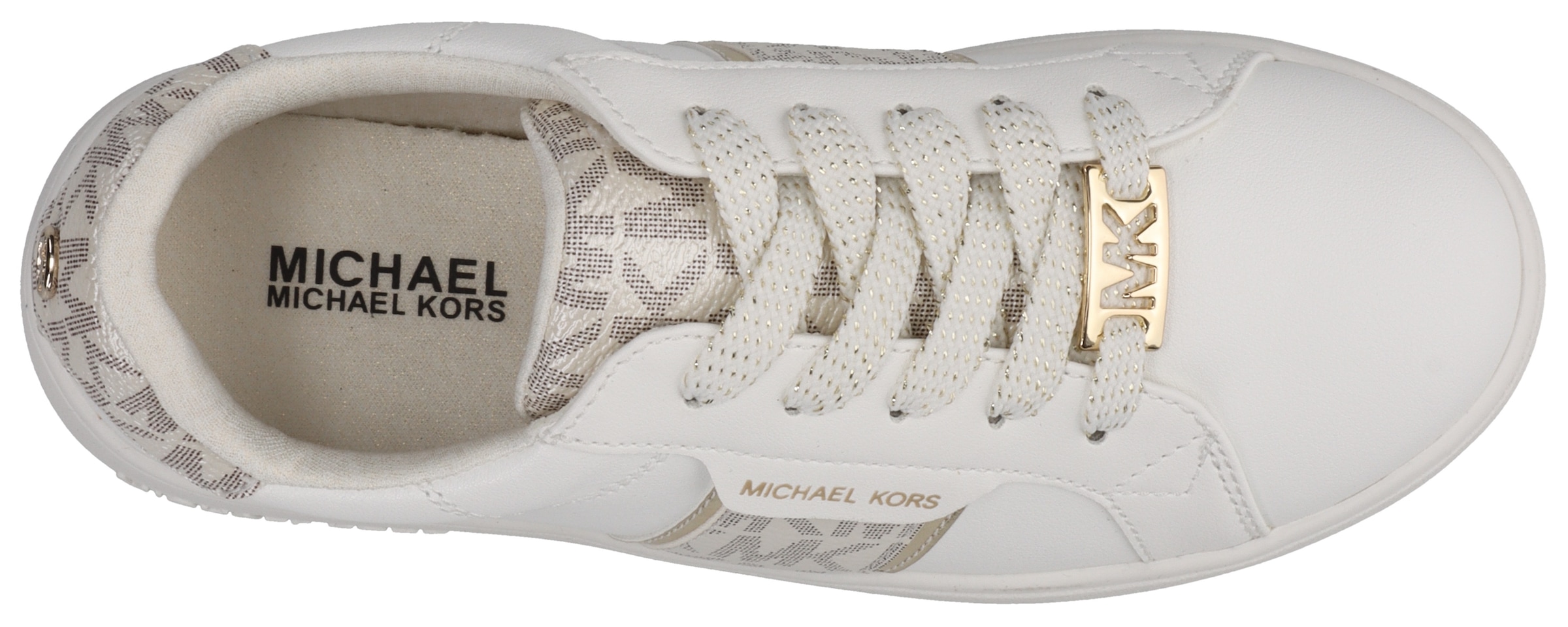 MICHAEL KORS KIDS Sneaker »JEM MAXINE«, mit Michael Kors Monogramm, Freizeitschuh, Halbschuh, Schnürschuh