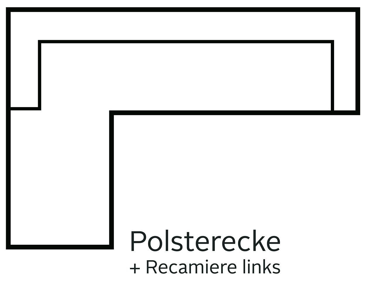 COTTA Polstergarnitur »Driver L-Form«, (Set), Set bestehend aus: Ecksofa mit Kopfteilverstellung & Hocker