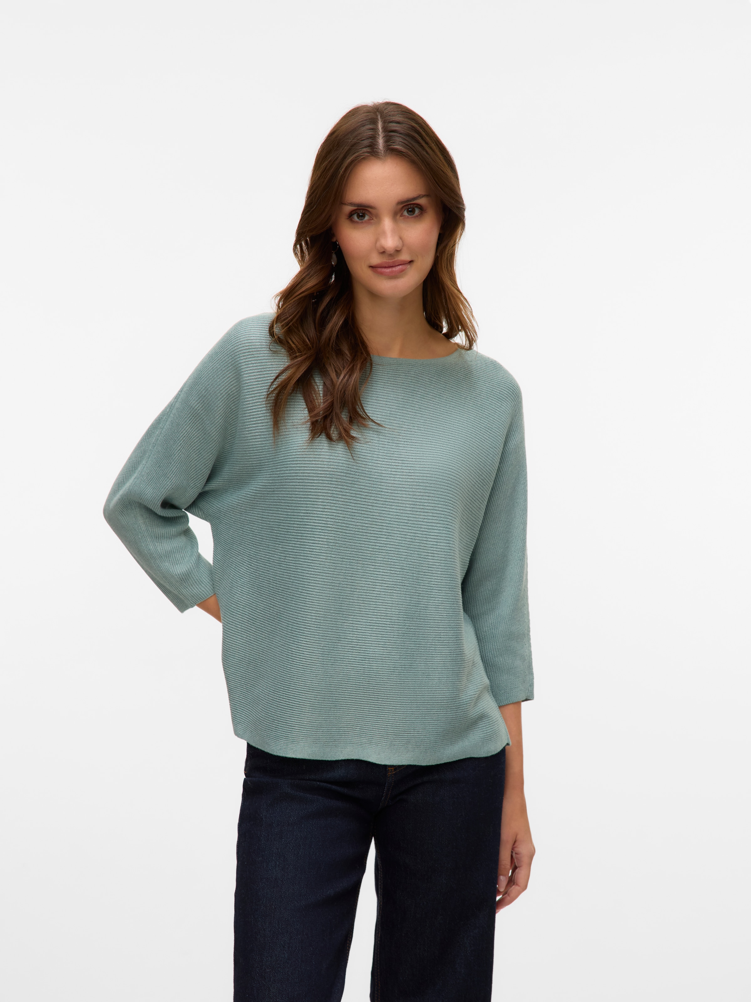 Vero Moda 3/4 Arm-Pullover »VMNORA 3/4 BOATNECK BLOUSE NOOS«