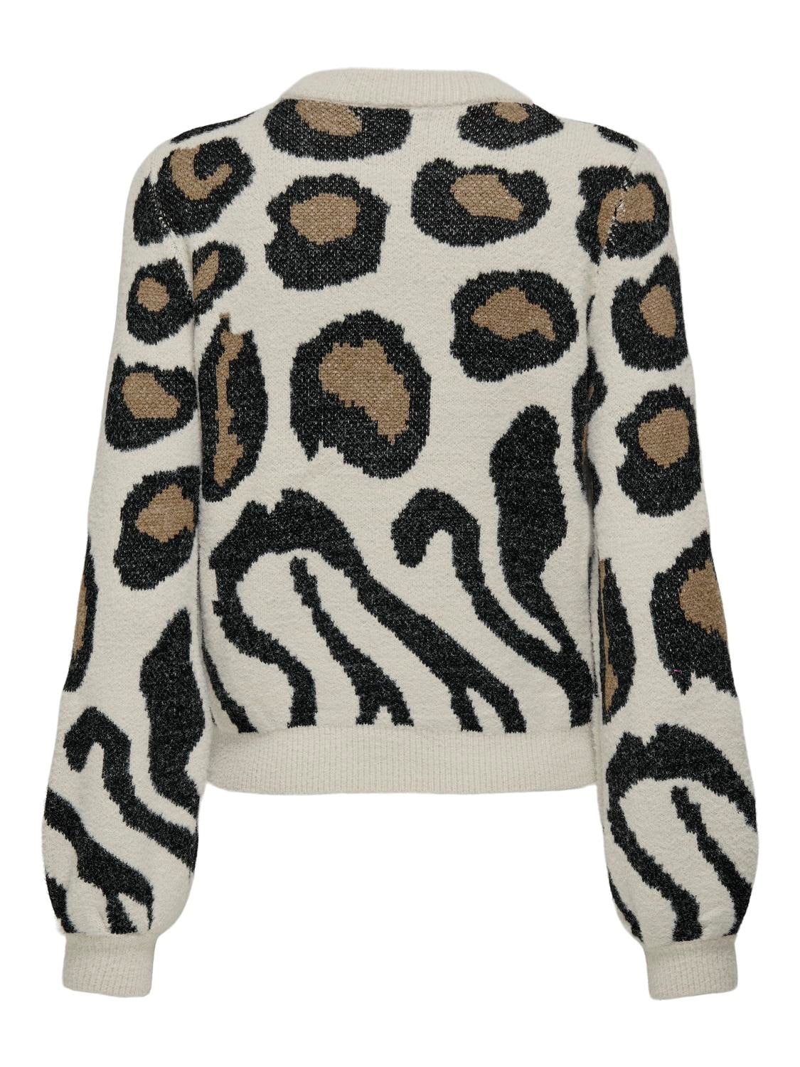 JDY Strickpullover »JDYLORRAINE ANIMAL L/S PULLOVER KNT NOOS«