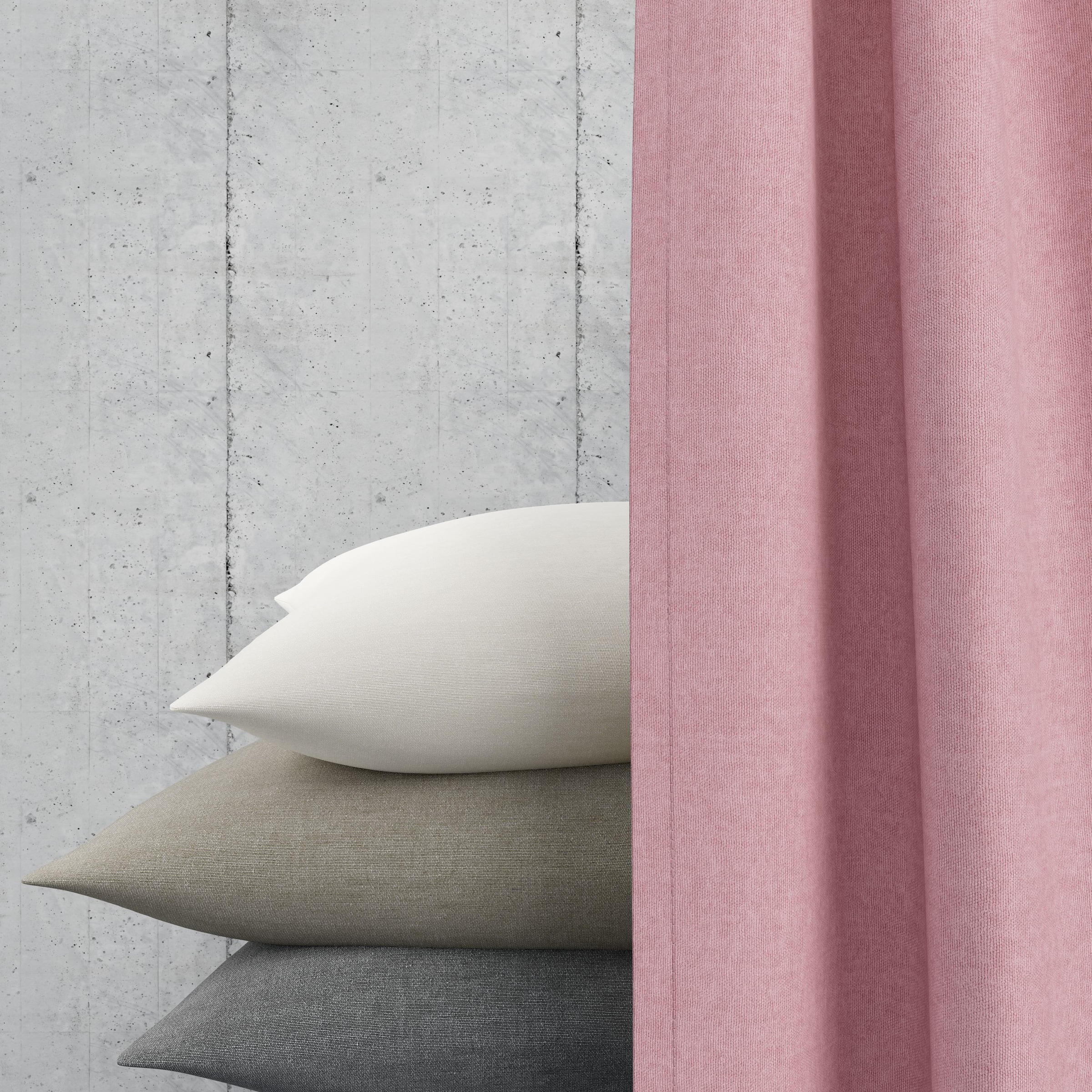 Neutex for you! Vorhang »BELMONDO« Multifunktionsband 1 Stk. tlg. Uni mit samtiger Oberfläche, nach Maß