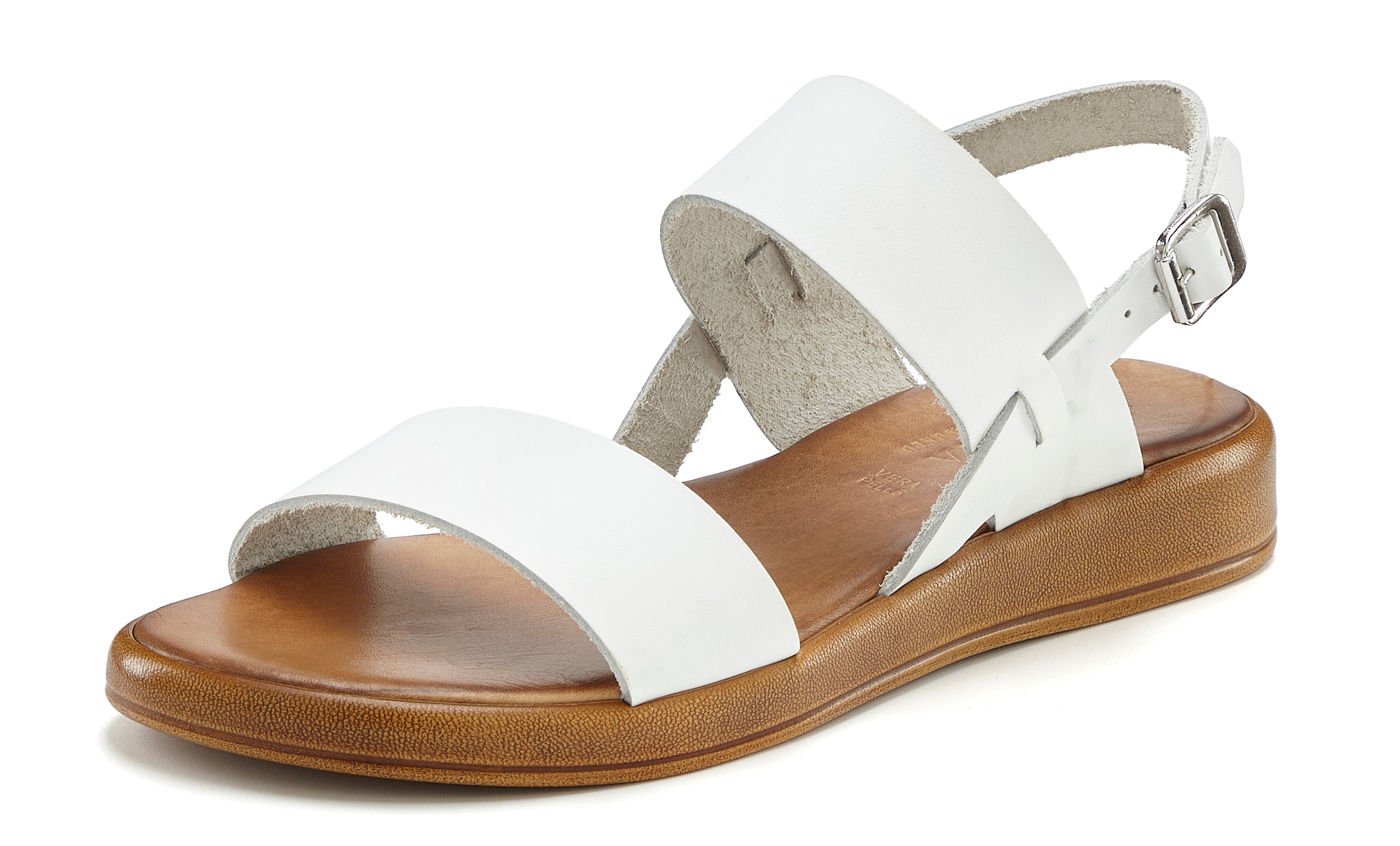 LASCANA Sandale »Sommerschuh, Riemchensandale, offener Schuh«  aus Leder