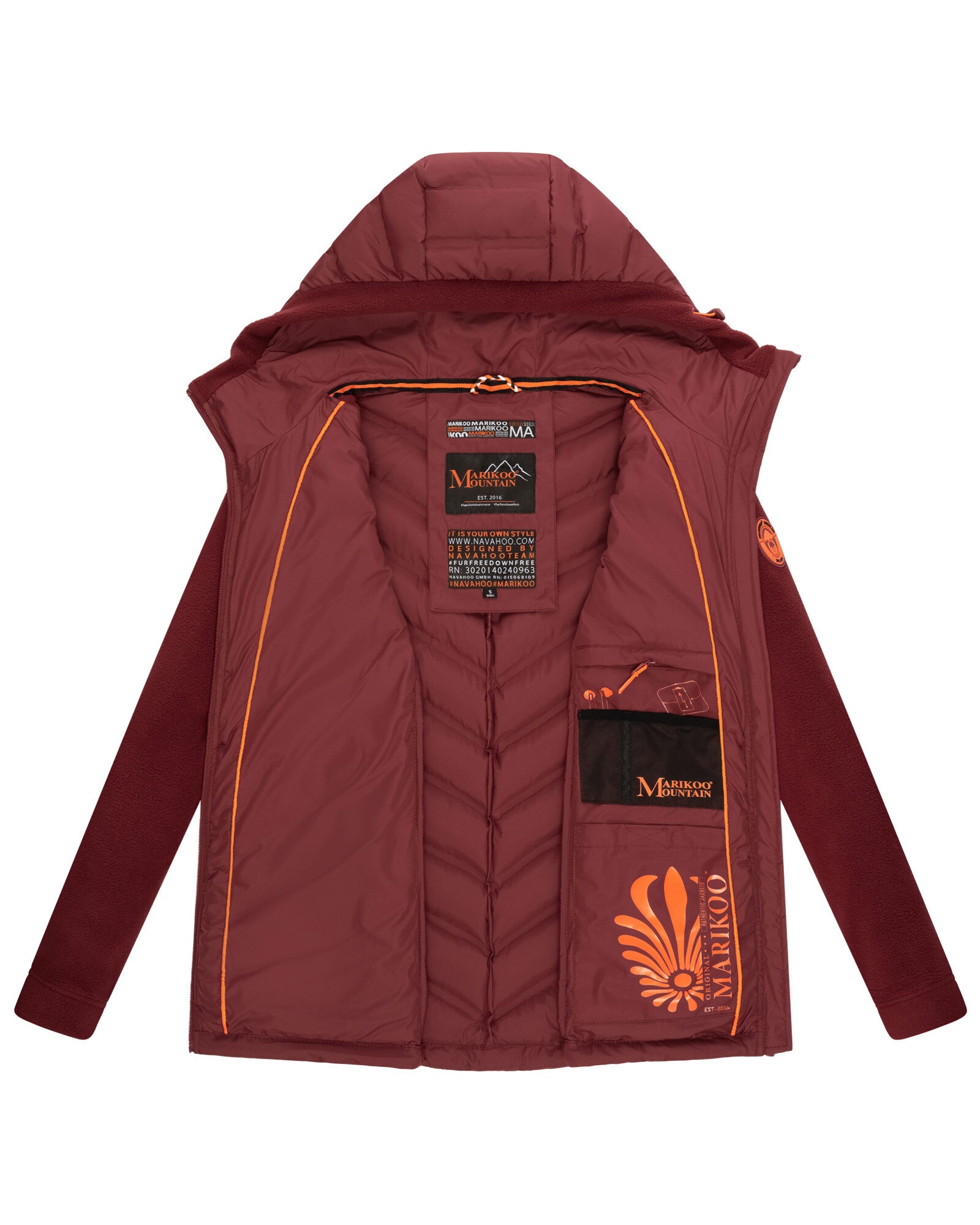 Marikoo Outdoorjacke »Marikoo Mountain Mount Haruna Damen Jacke B929«