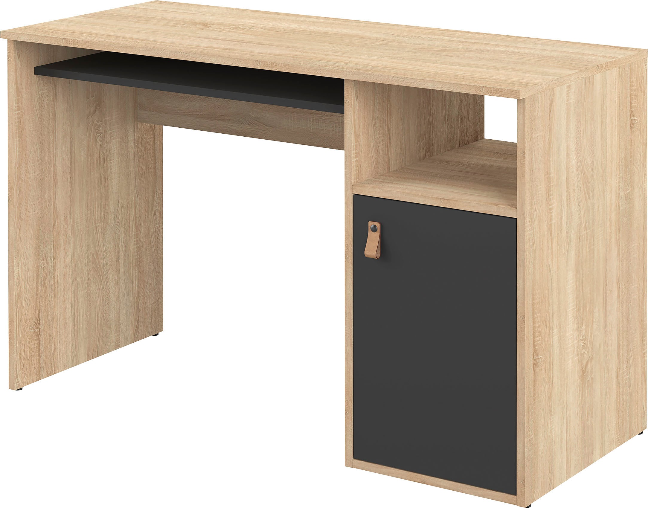 TemaHome Schreibtisch »OXFORD«, Ledergriff