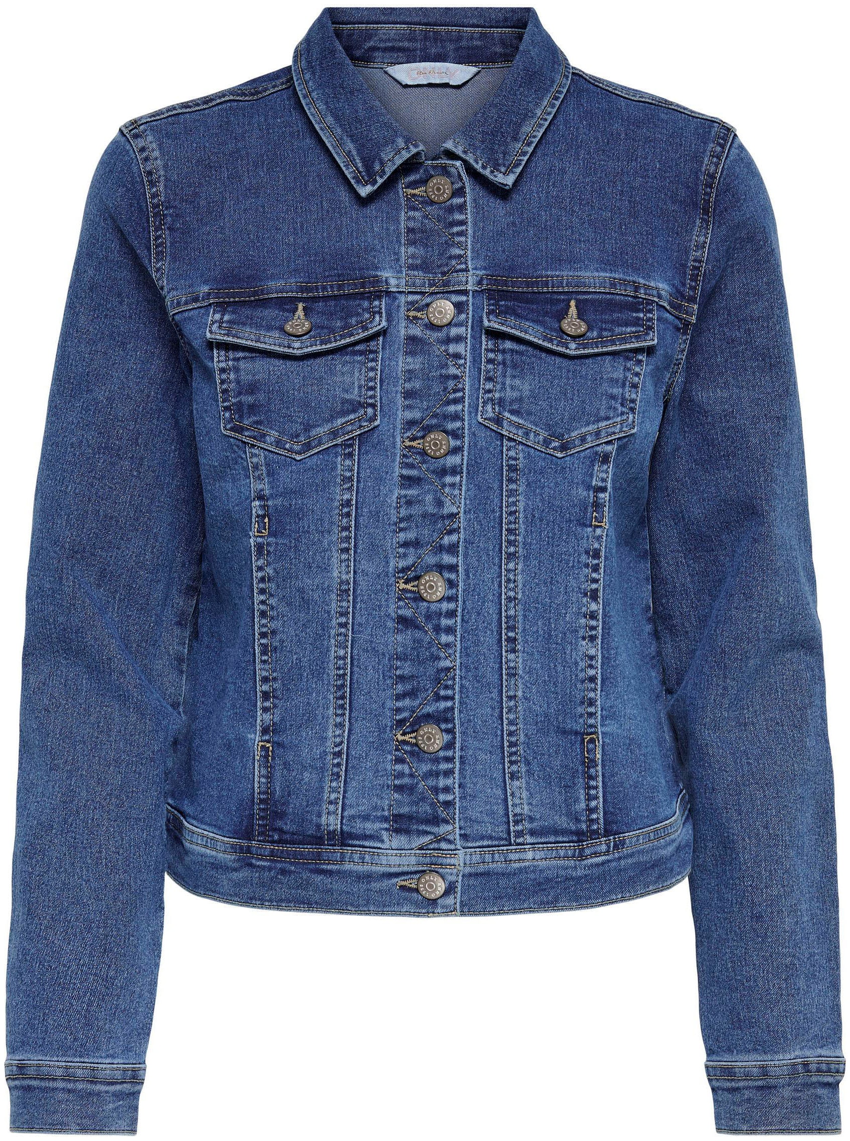 ONLY Jeansjacke »ONLWONDER DNM JACKET NOOS«, kurze, modische Form