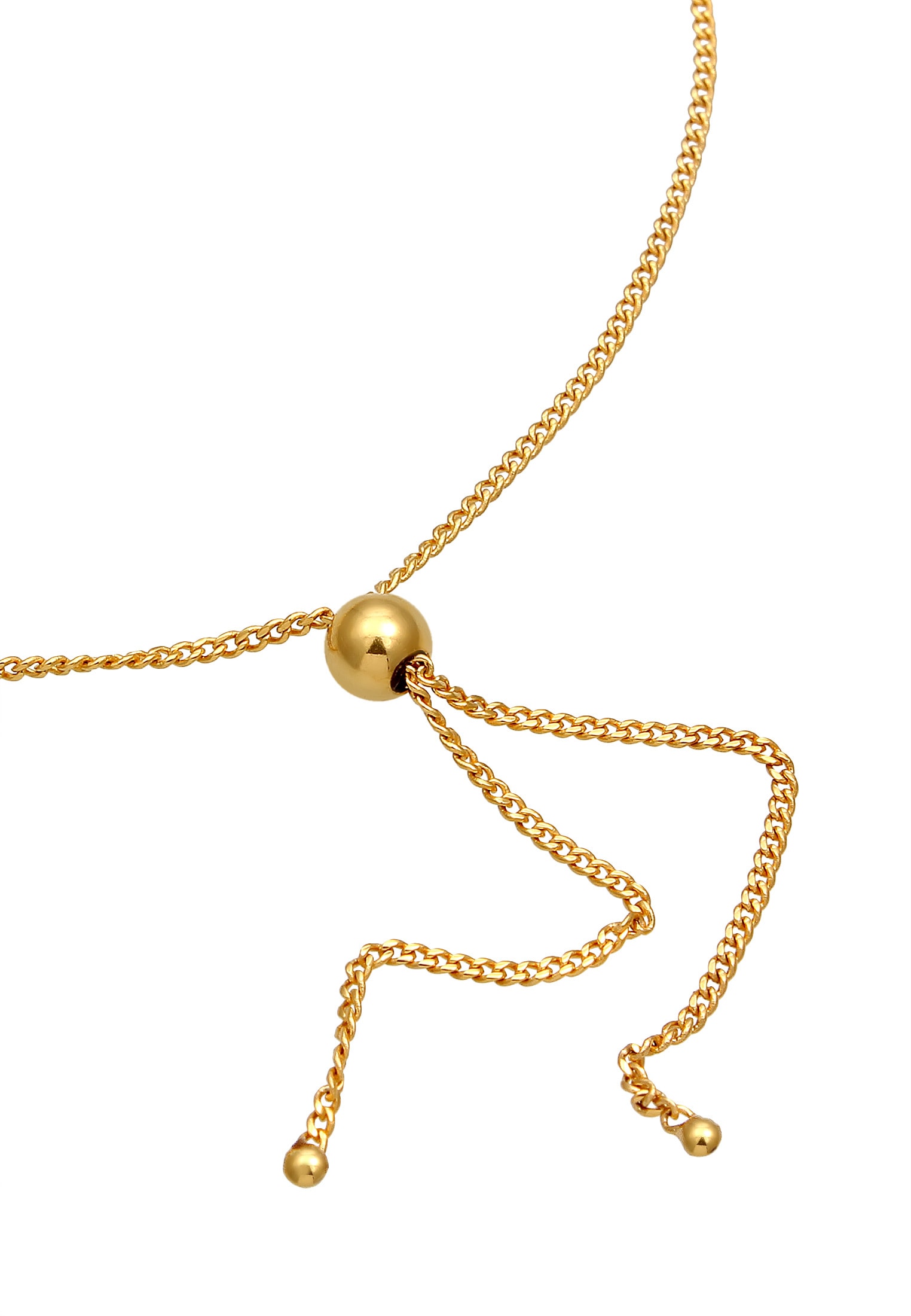 Elli Armkette »Armband Basic Silberelement Minimal 925 Silber«