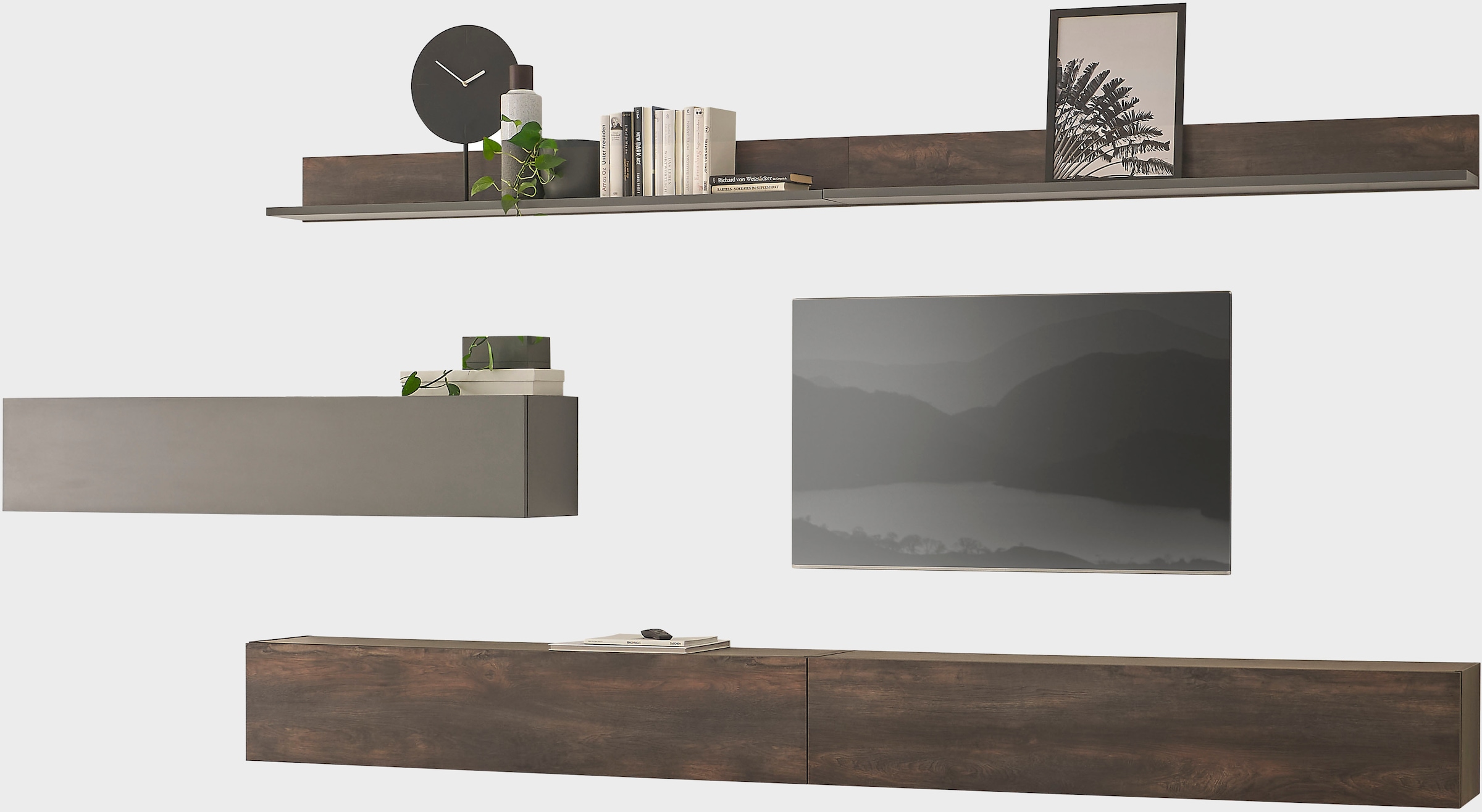 INOSIGN Wohnwand »LARGO«, (Set, 5 St.), mit Push to open-Funktion