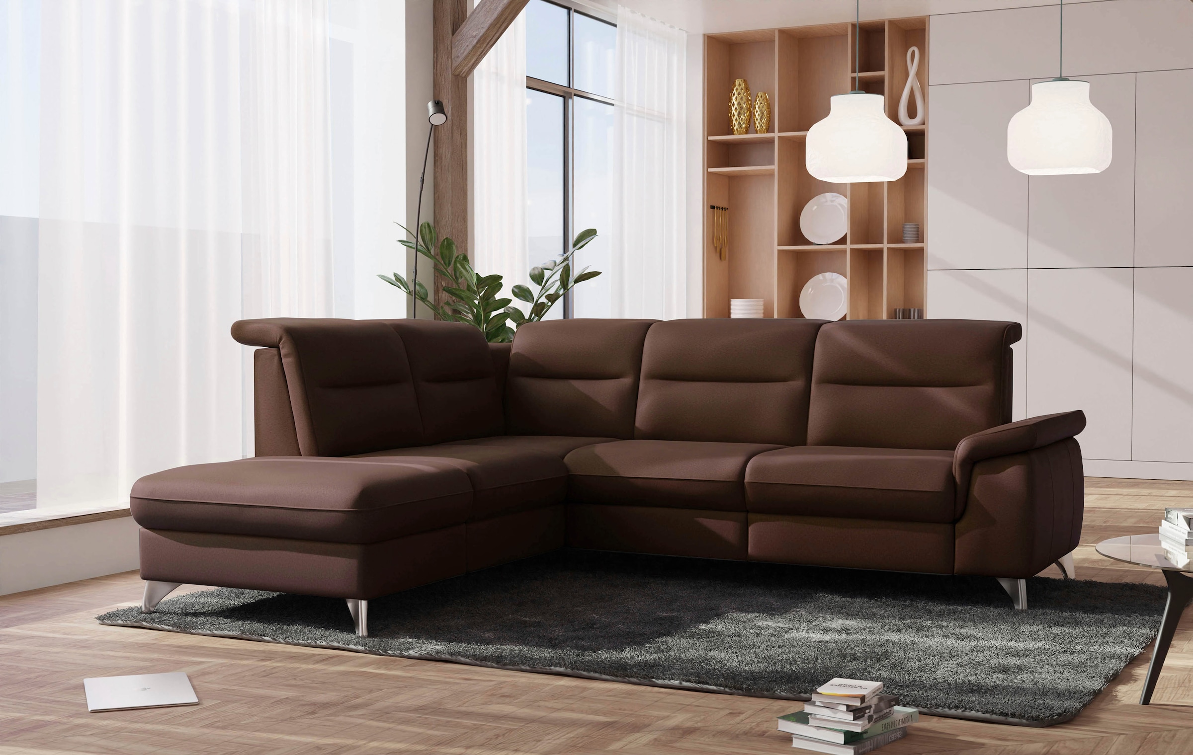 Ecksofa »Astoria L-Form«, wahlweise mit motorischer Relaxfunktion